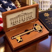 President Donald J. Trump Key to the White House Replica - PatriotDepot.com