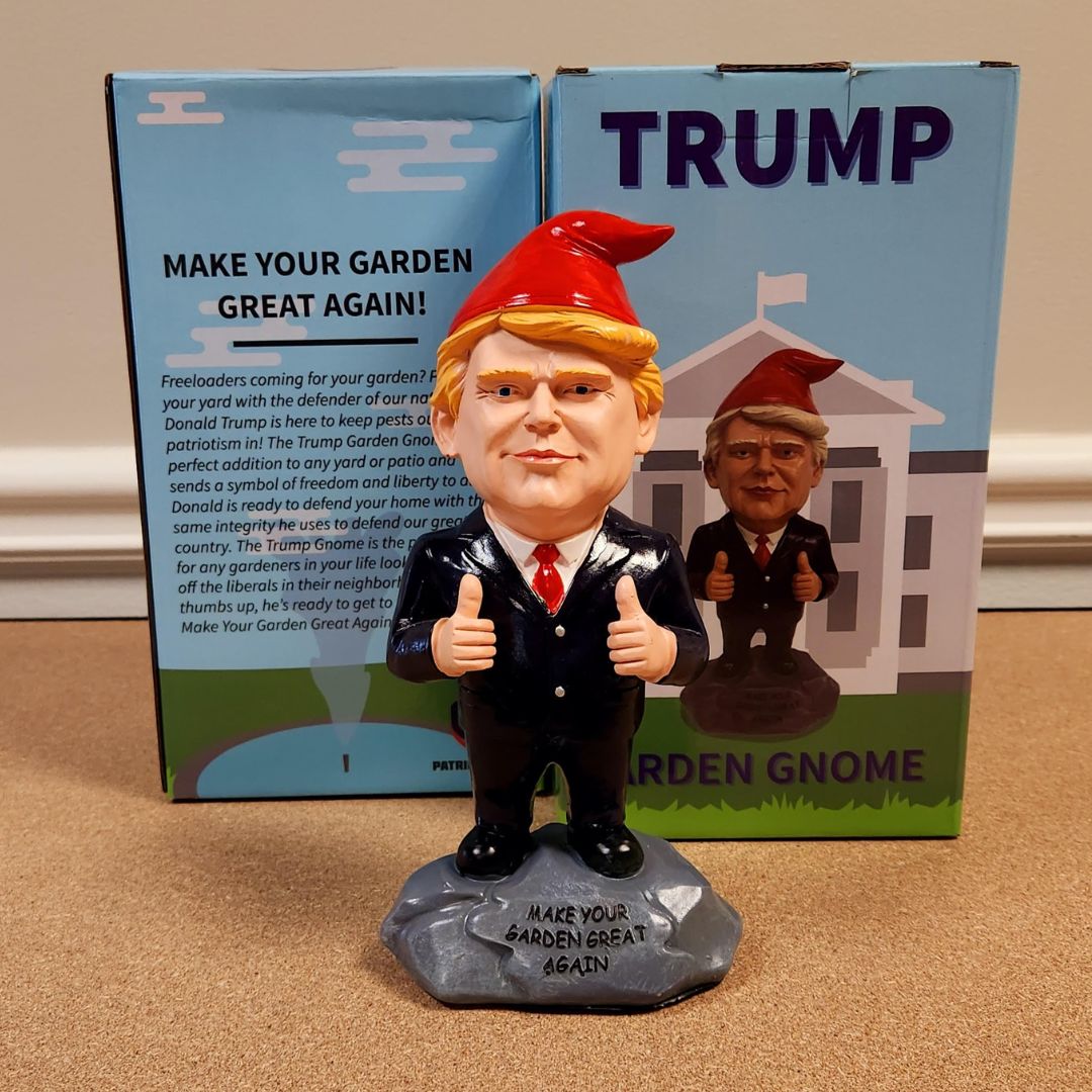 President Donald Trump Garden Gnome (Exclusive) - PatriotDepot.com