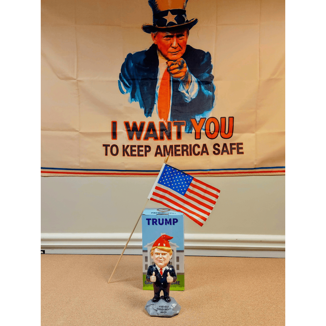 President Donald Trump Garden Gnome (Exclusive) - PatriotDepot.com