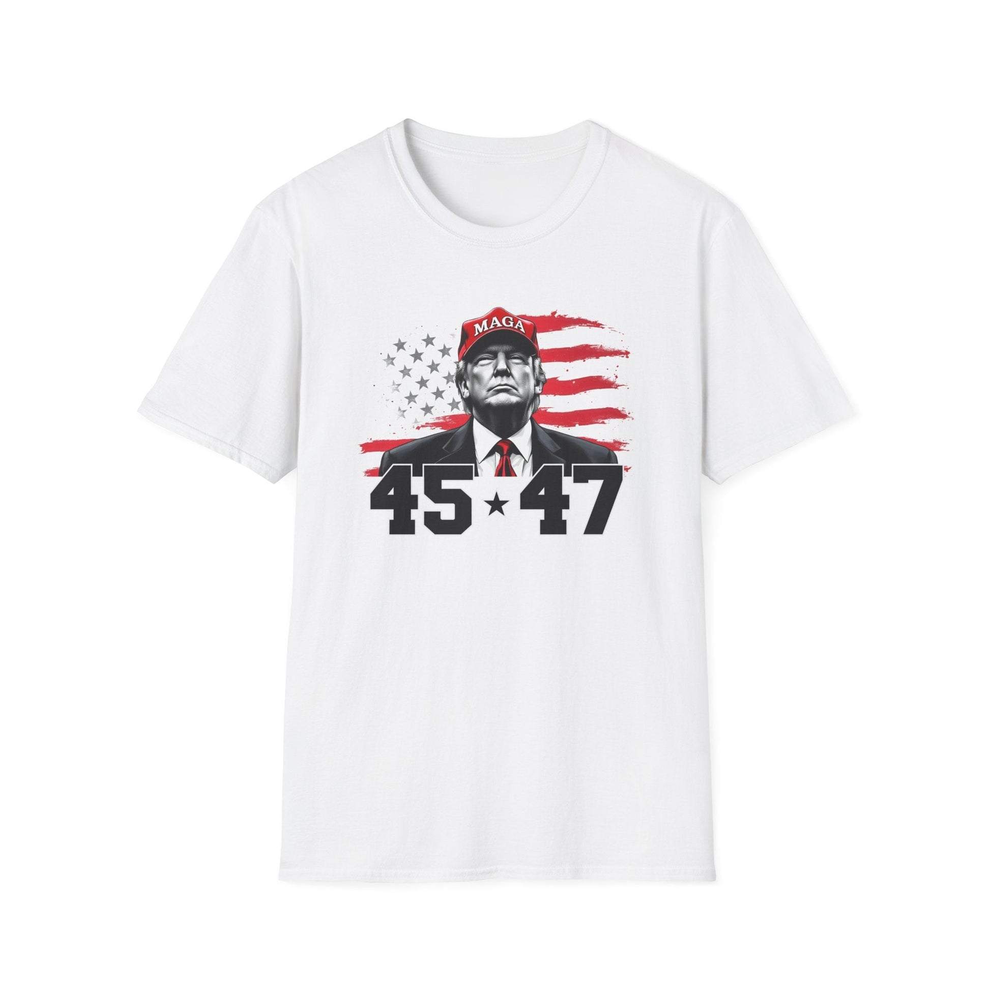 President Trump 45 * 47 Patriotic T-Shirt - PatriotDepot.com