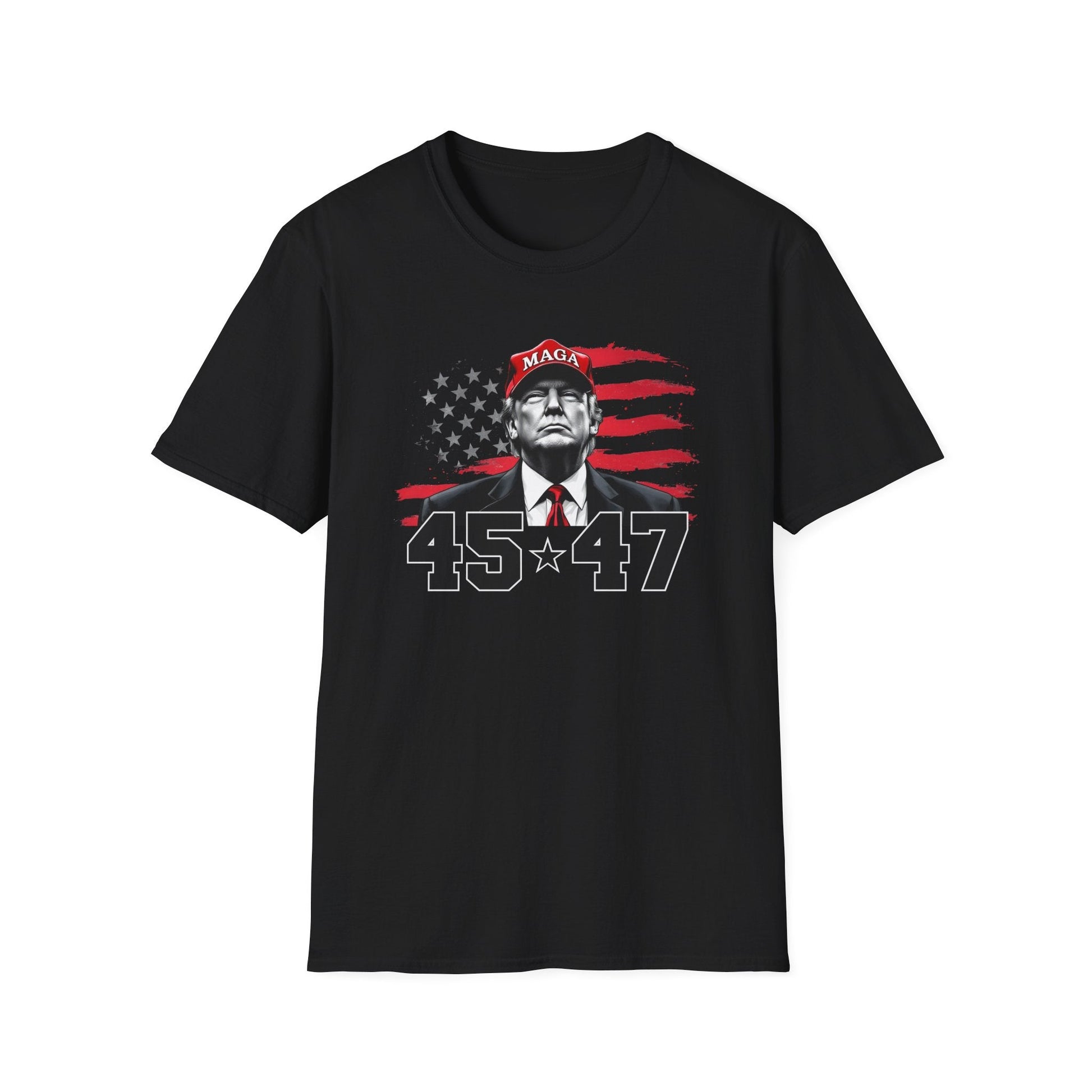 President Trump 45 * 47 Patriotic T-Shirt - PatriotDepot.com