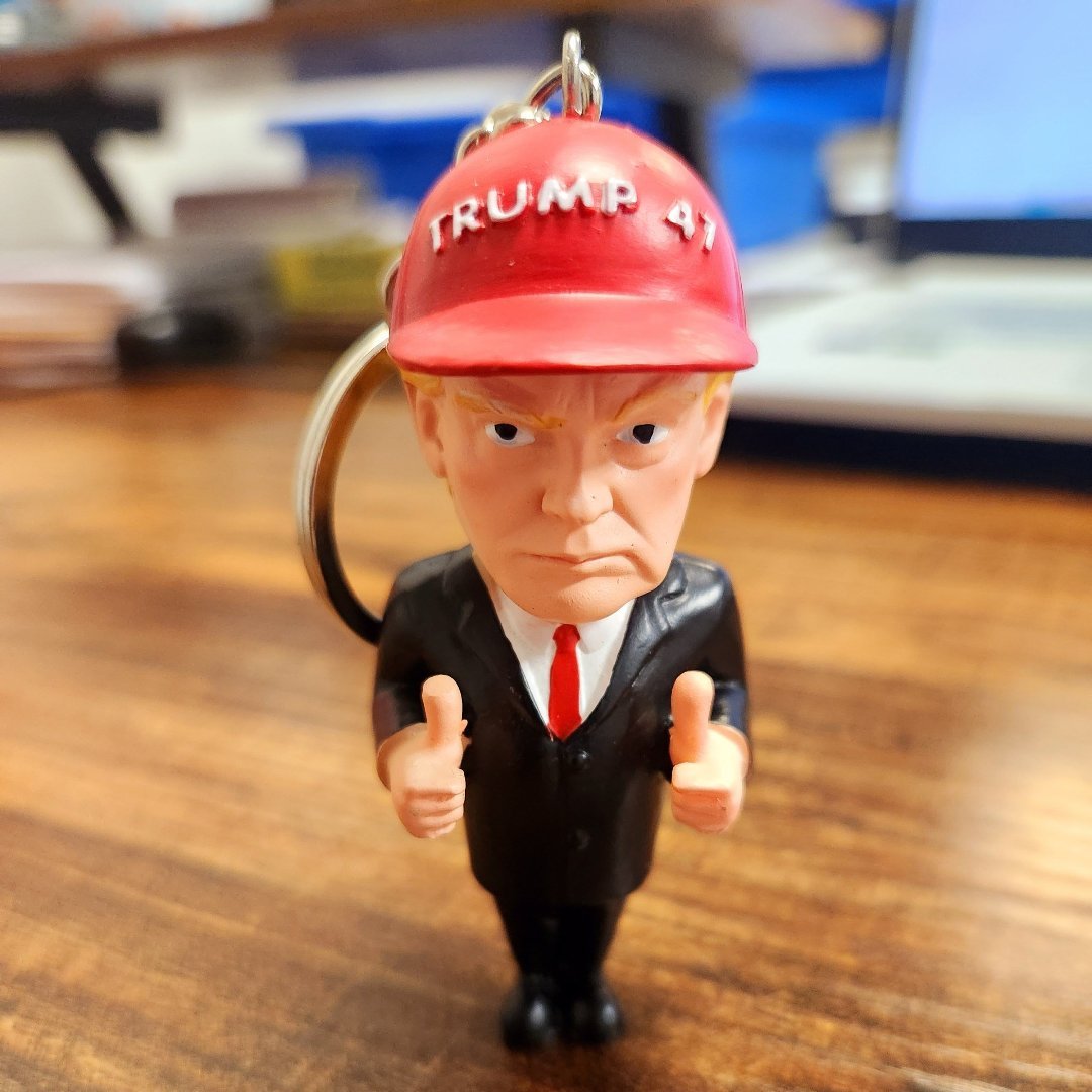 President Trump 47 Thumbs Up Keychain (Exclusive) - PatriotDepot.com