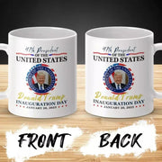 President Trump 47th President Inauguration Mug - PatriotDepot.com