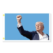 President Trump Survivor 3'x5' Flag - PatriotDepot.com