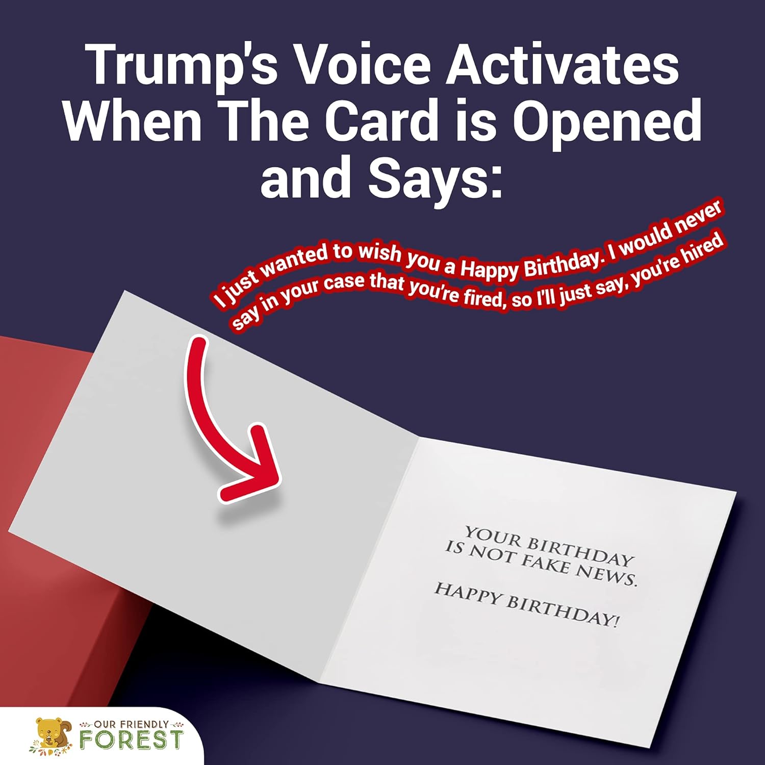 President Trump Talking Birthday Card – Make Birthdays Great Again! - PatriotDepot.com