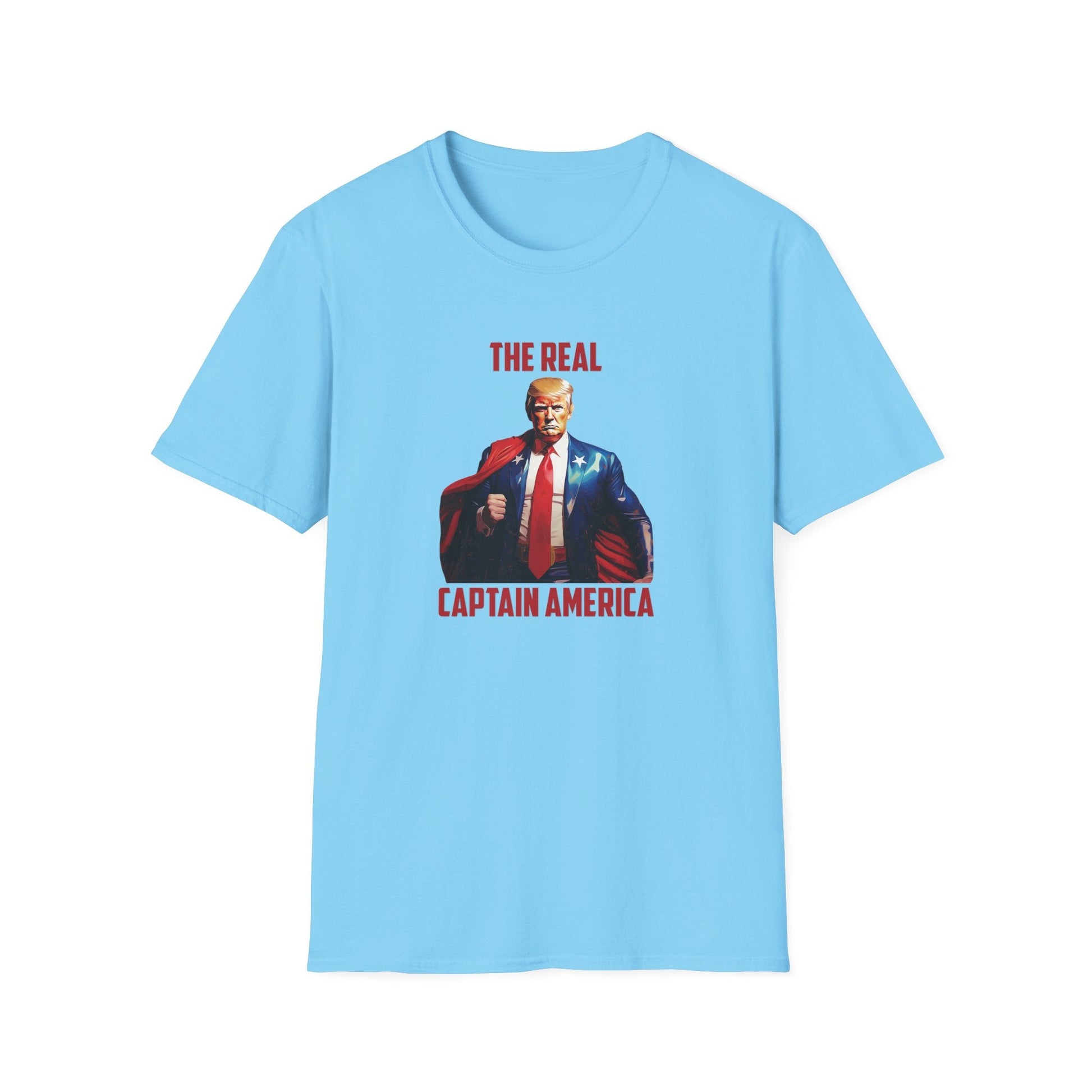 President Trump 'The Real Captain America' T-Shirt - PatriotDepot.com