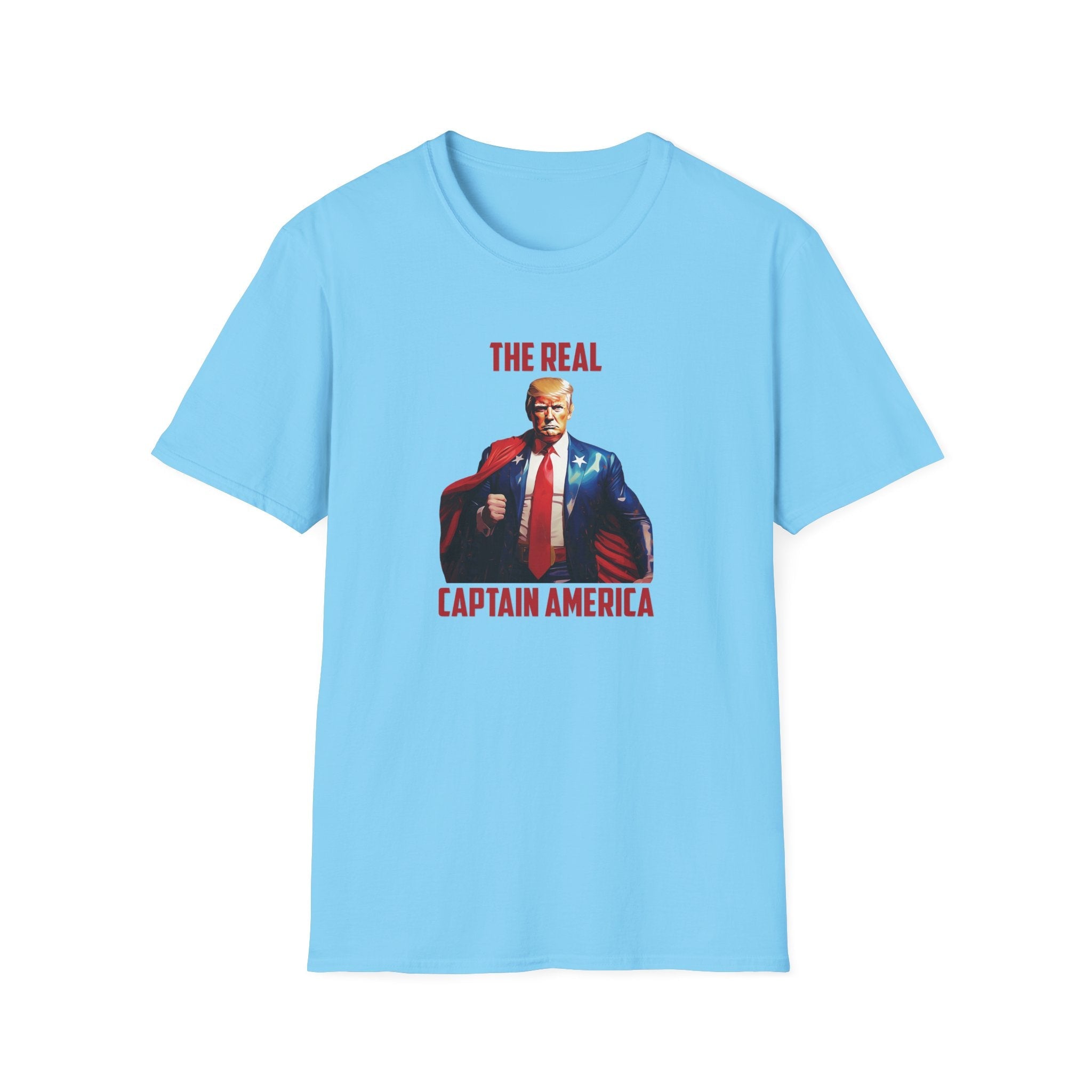 President Trump 'The Real Captain America' T-Shirt - PatriotDepot.com