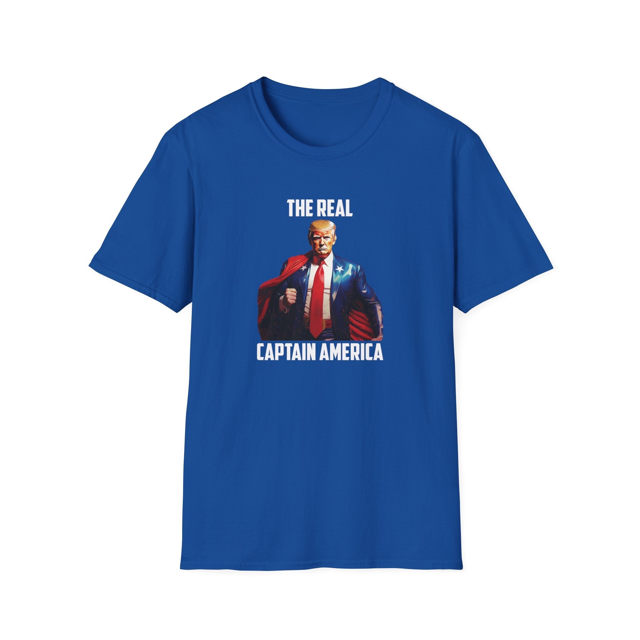 President Trump 'The Real Captain America' T-Shirt - PatriotDepot.com