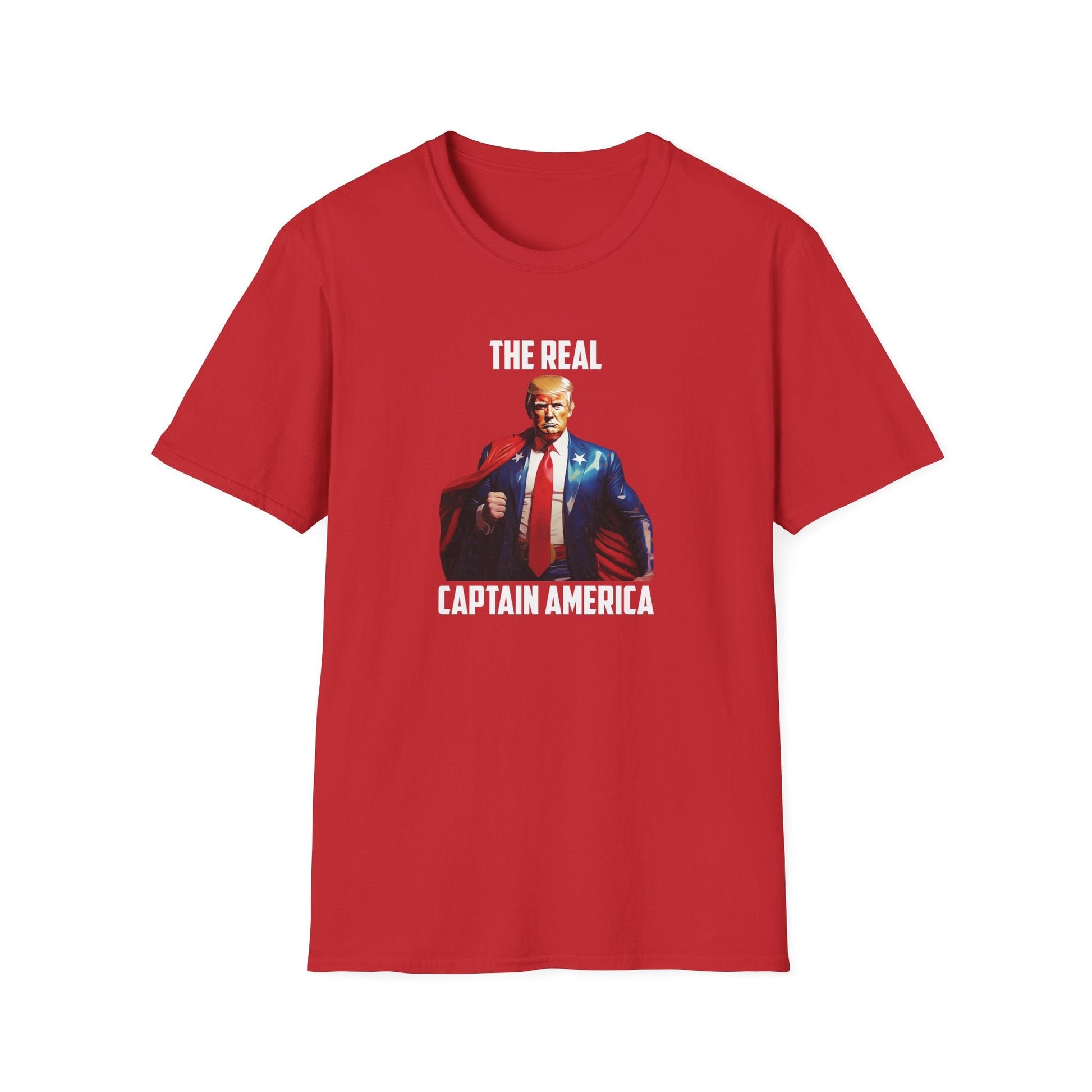 President Trump 'The Real Captain America' T-Shirt - PatriotDepot.com