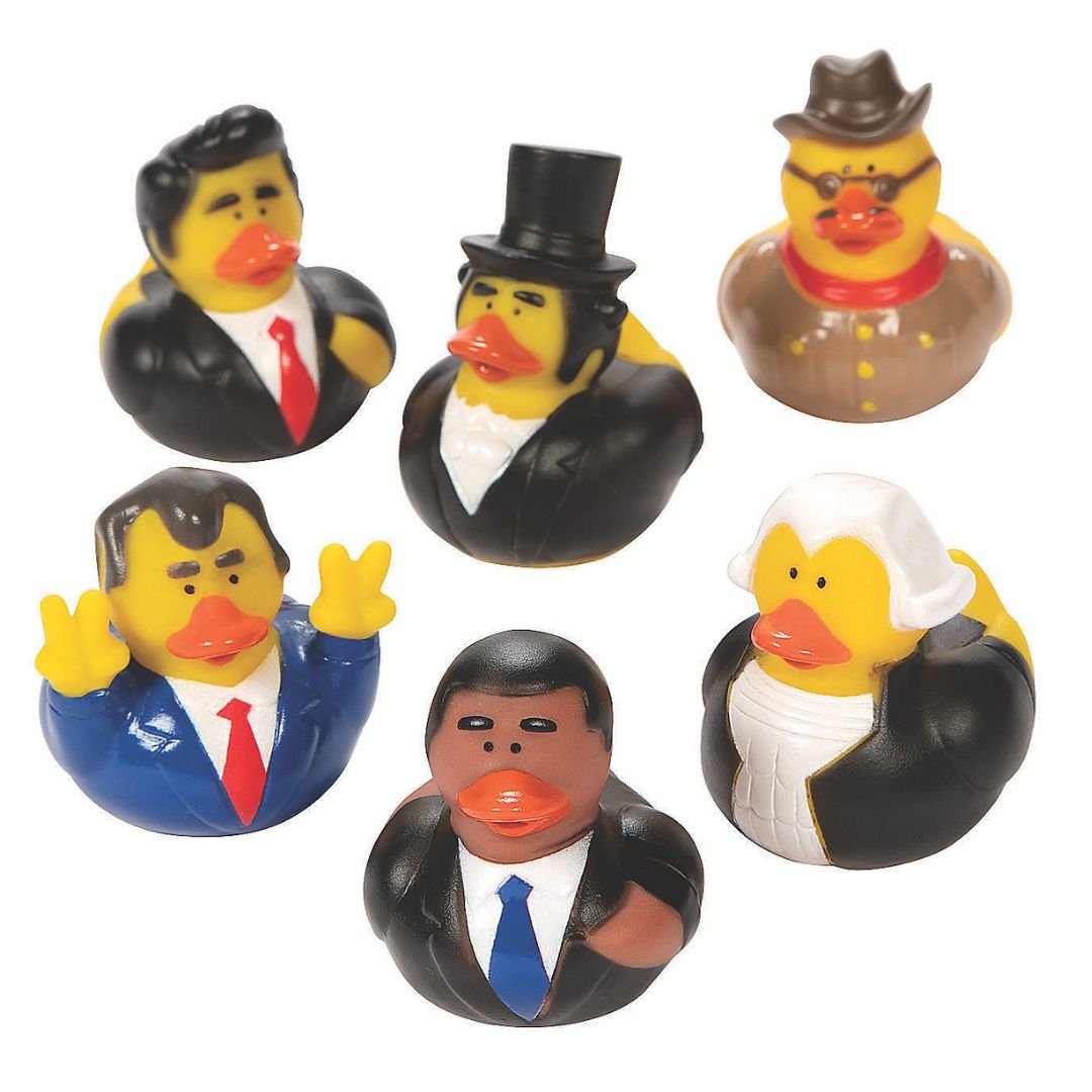 Presidential Mini Rubber Ducks (6 - Pack) - PatriotDepot.com