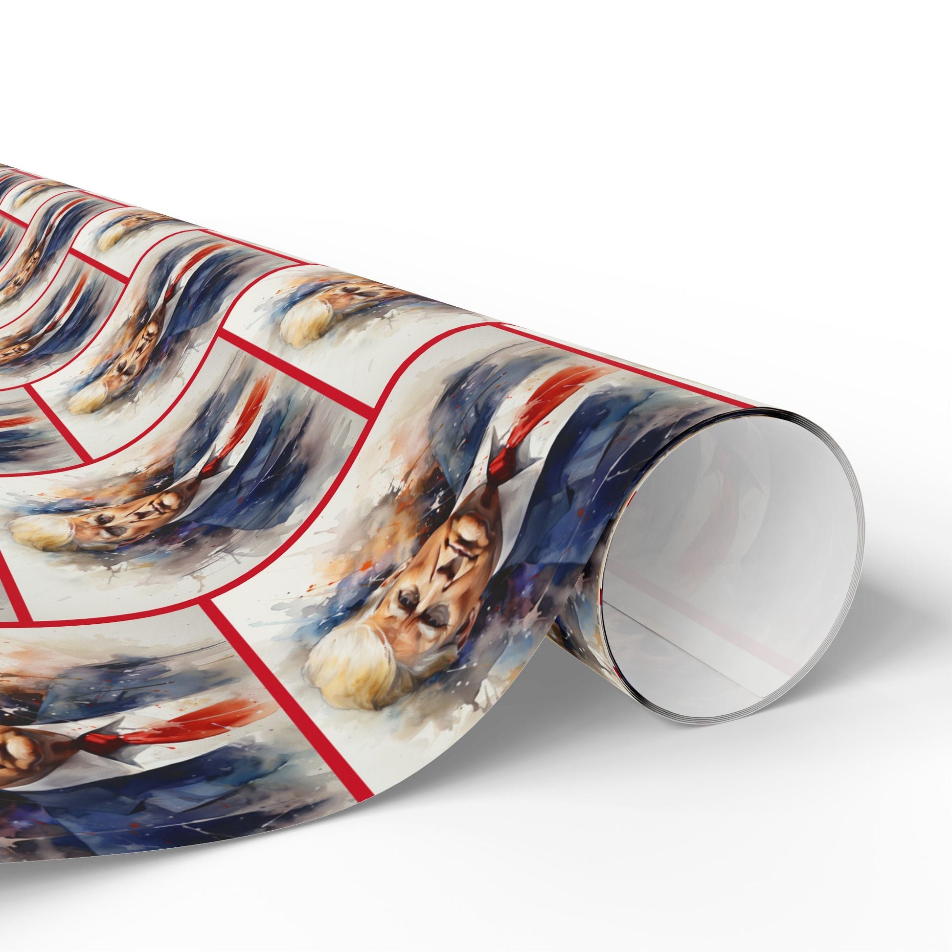 Presidential Trump Portrait Wrapping Paper | Premium MAGA Gift Wrap - PatriotDepot.com