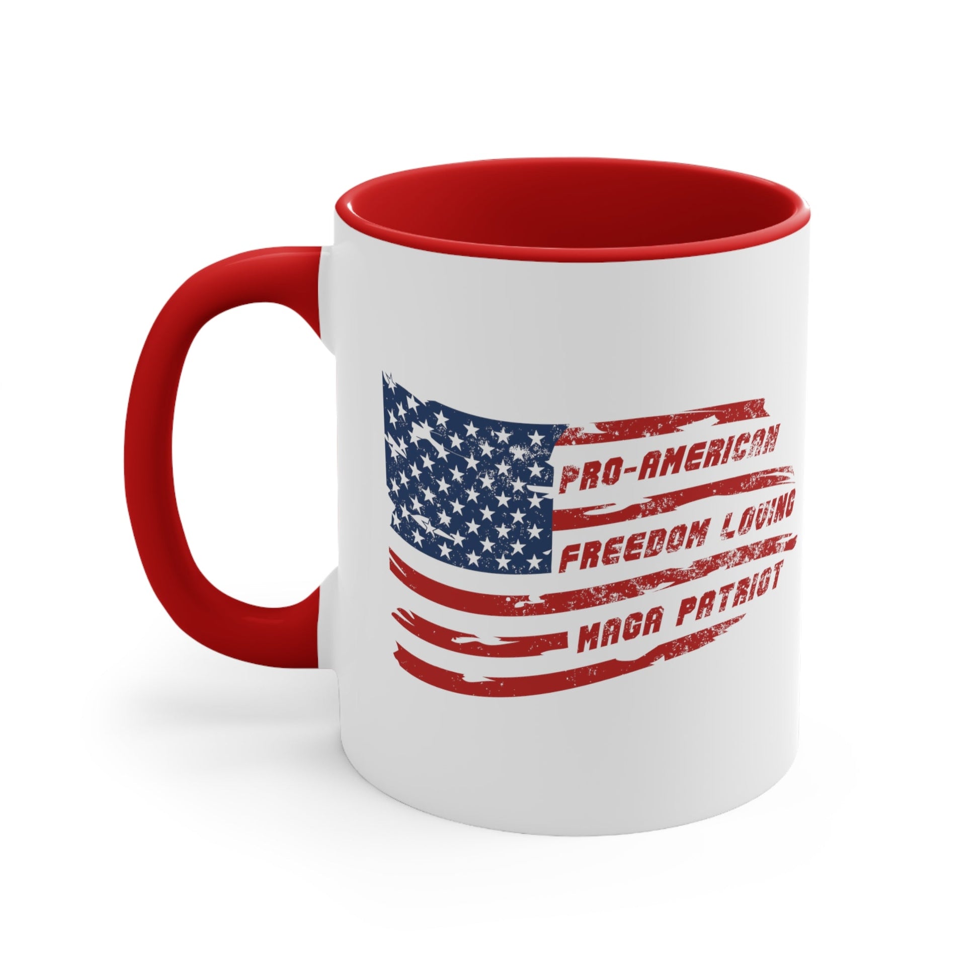 Pro - American Freedom Loving MAGA Patriot Mug (11oz) - PatriotDepot.com