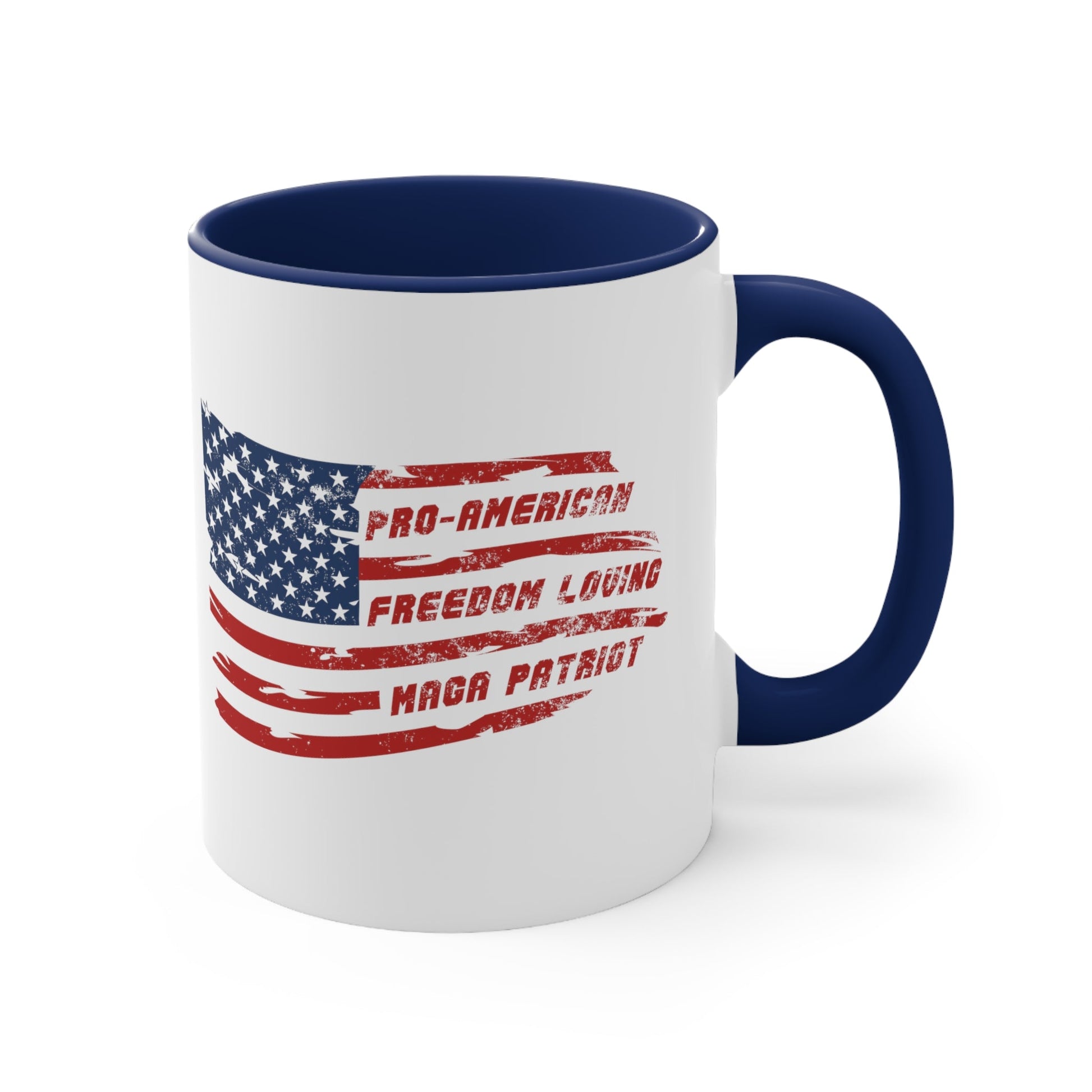 Pro - American Freedom Loving MAGA Patriot Mug (11oz) - PatriotDepot.com