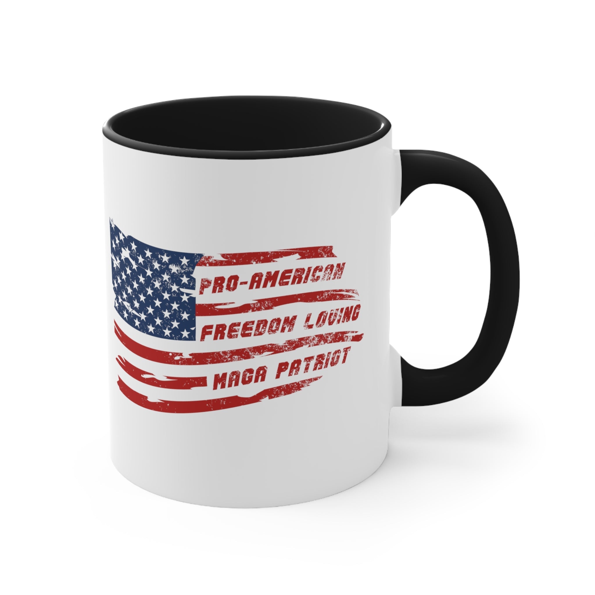 Pro - American Freedom Loving MAGA Patriot Mug (11oz) - PatriotDepot.com