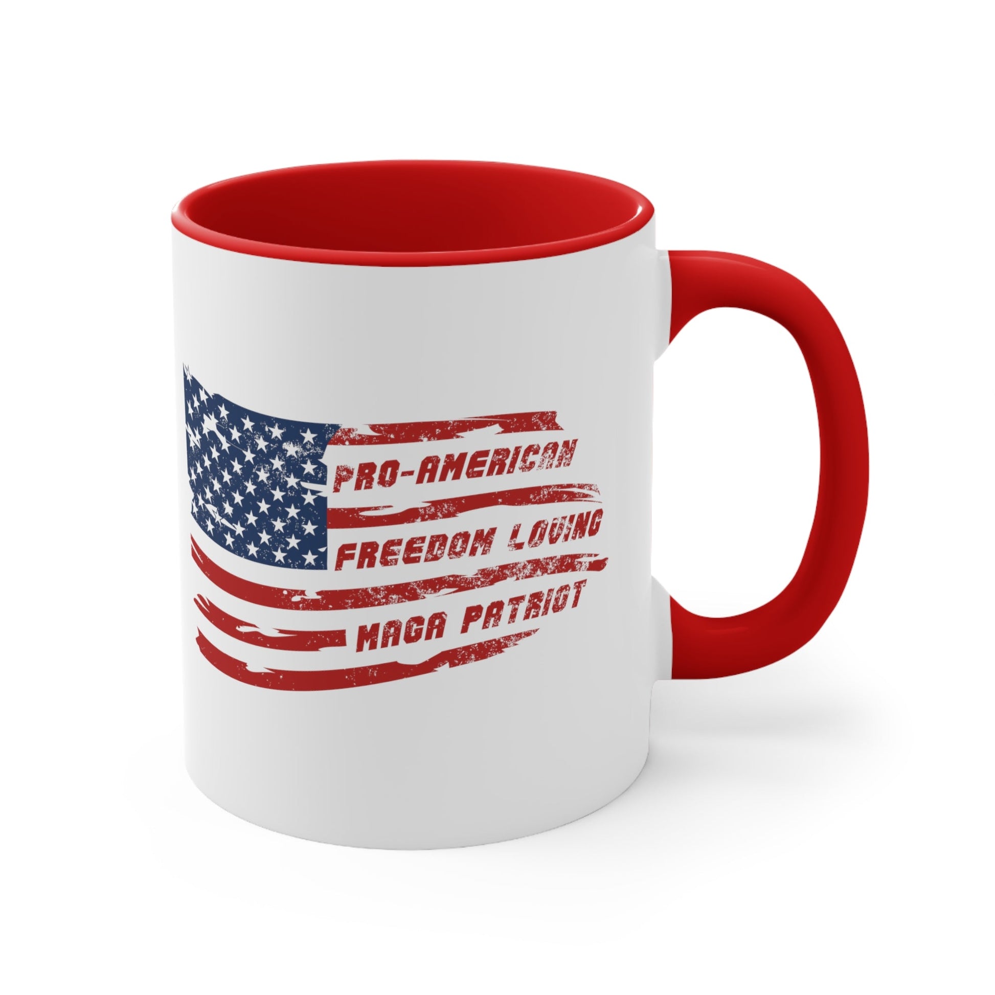 Pro - American Freedom Loving MAGA Patriot Mug (11oz) - PatriotDepot.com