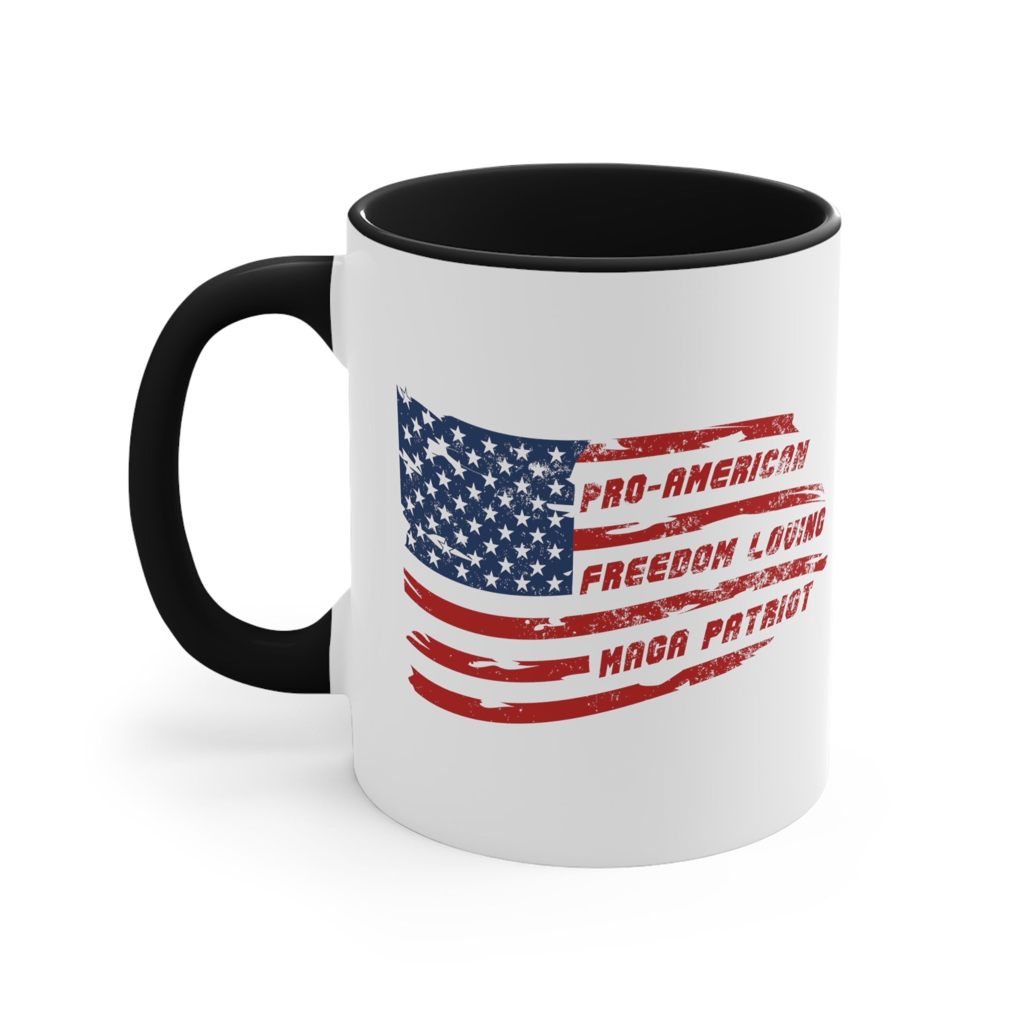 Pro - American Freedom Loving MAGA Patriot Mug (11oz) - PatriotDepot.com