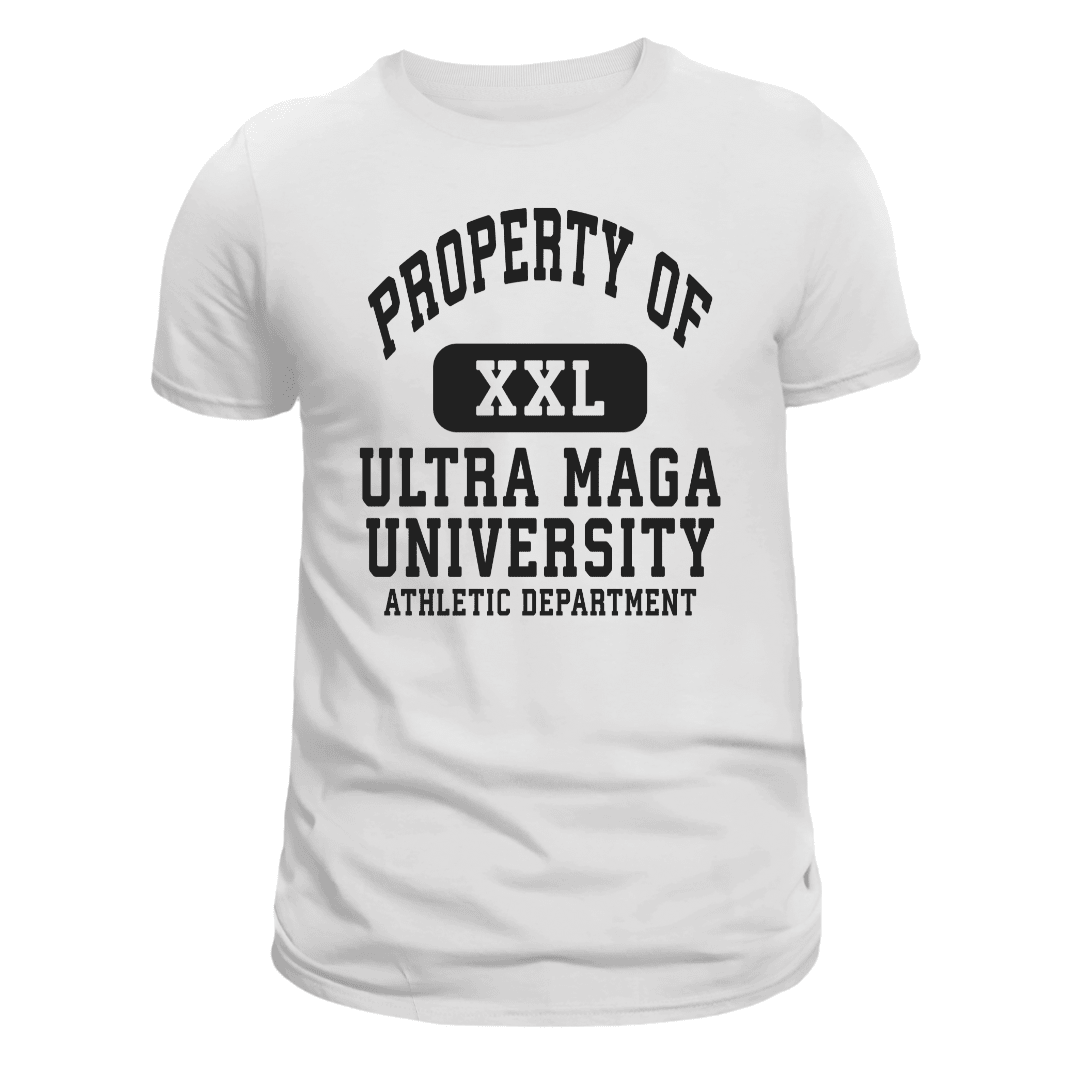 Property of Ultra MAGA University Unisex T-Shirt - PatriotDepot.com