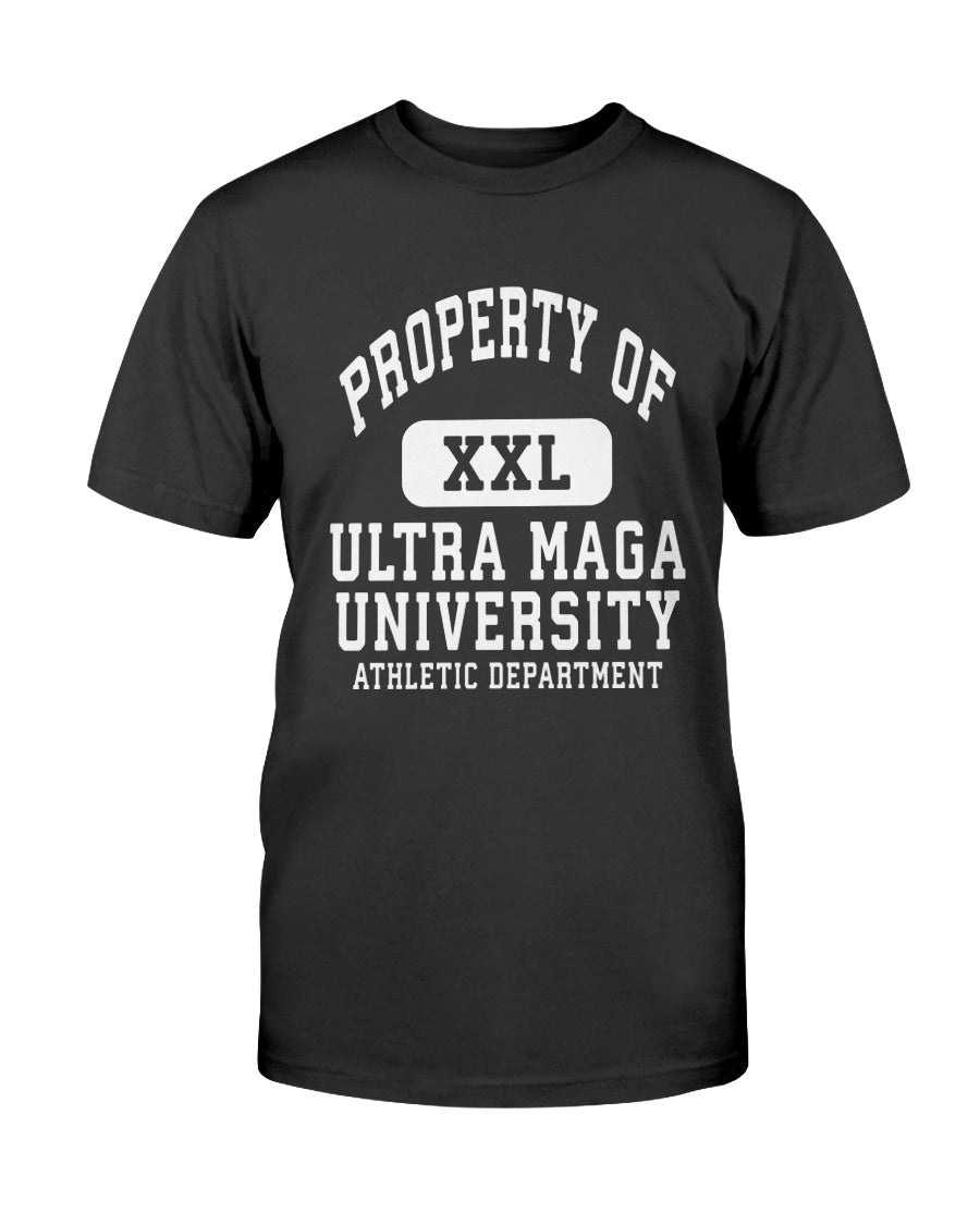 Property of Ultra MAGA University Unisex T-Shirt - PatriotDepot.com