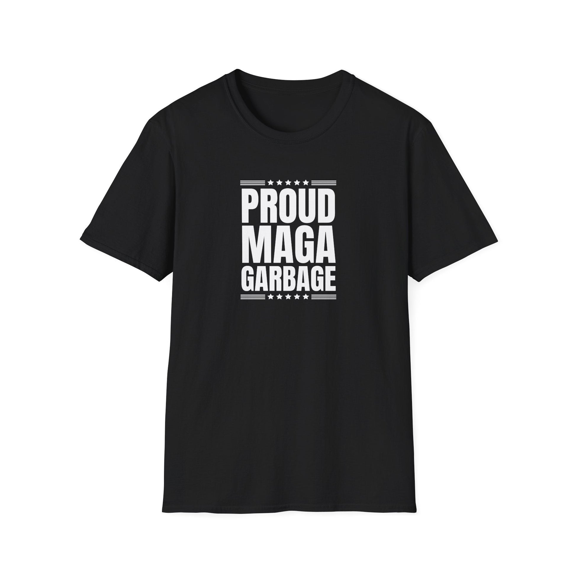Proud MAGA Garbage T-Shirt - PatriotDepot.com
