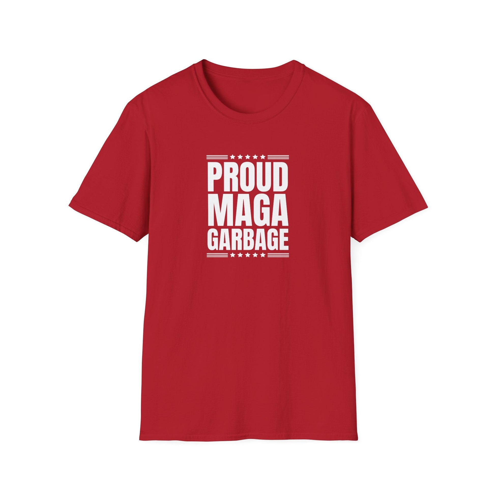 Proud MAGA Garbage T-Shirt - PatriotDepot.com