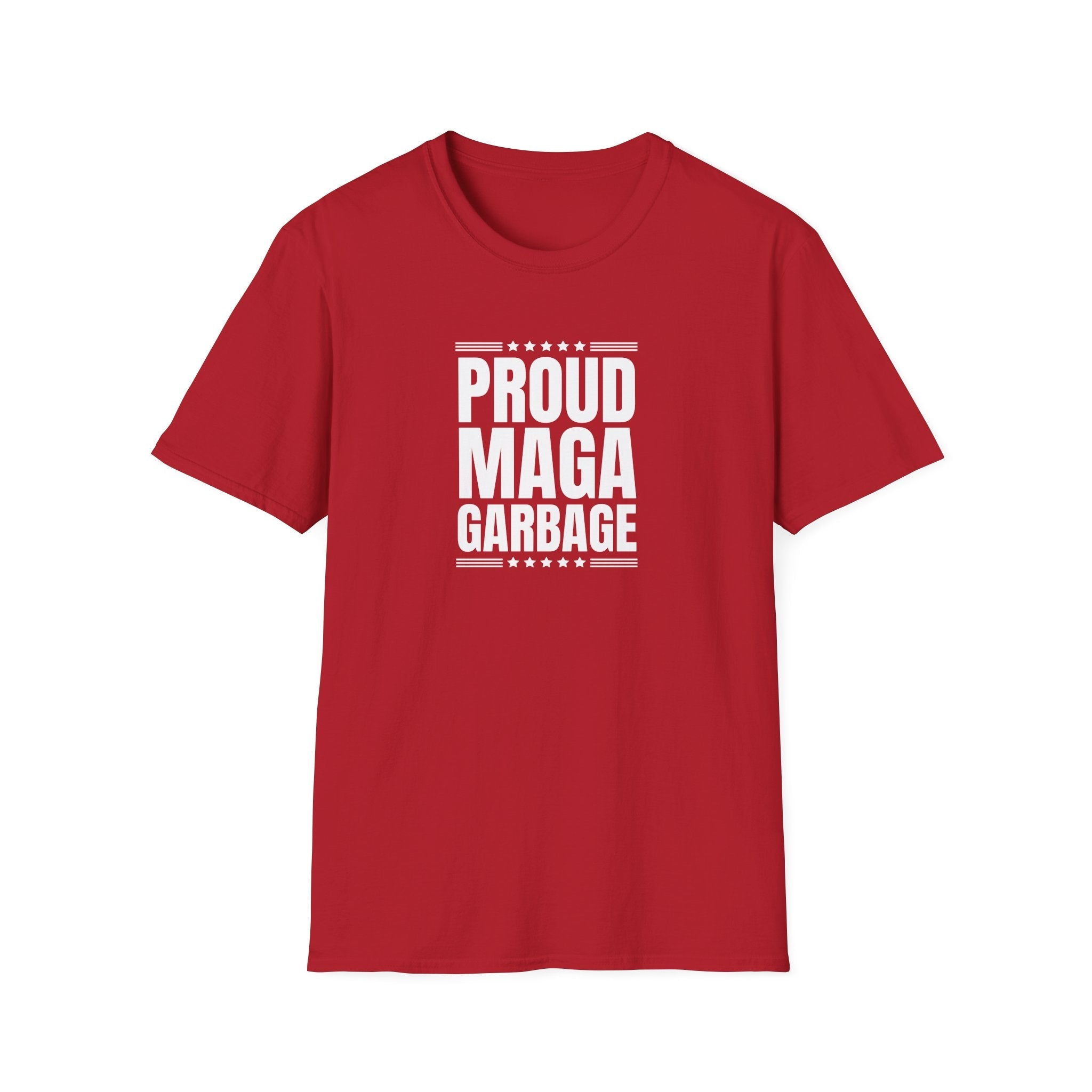 Proud MAGA Garbage T-Shirt - PatriotDepot.com