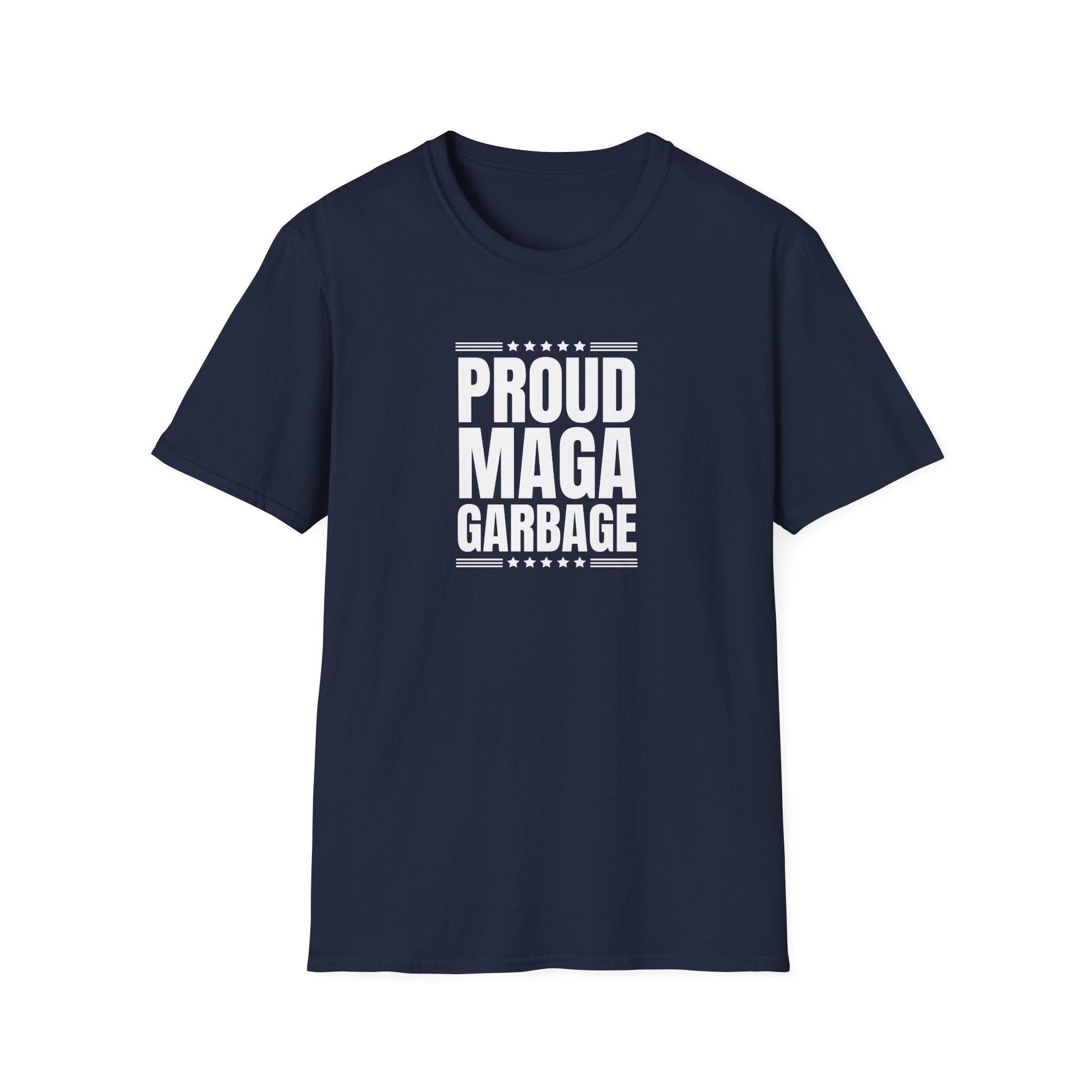 Proud MAGA Garbage T-Shirt - PatriotDepot.com