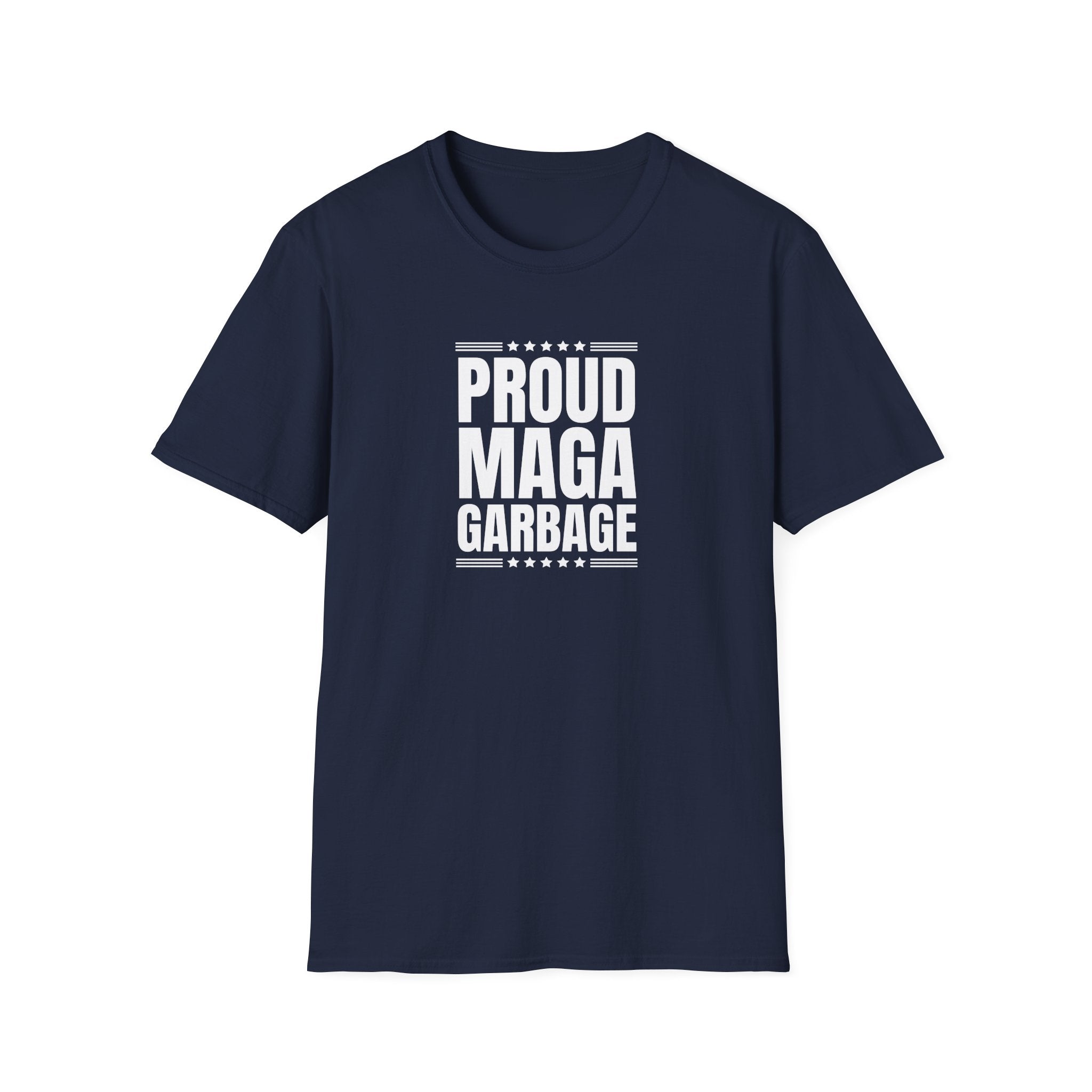 Proud MAGA Garbage T-Shirt - PatriotDepot.com