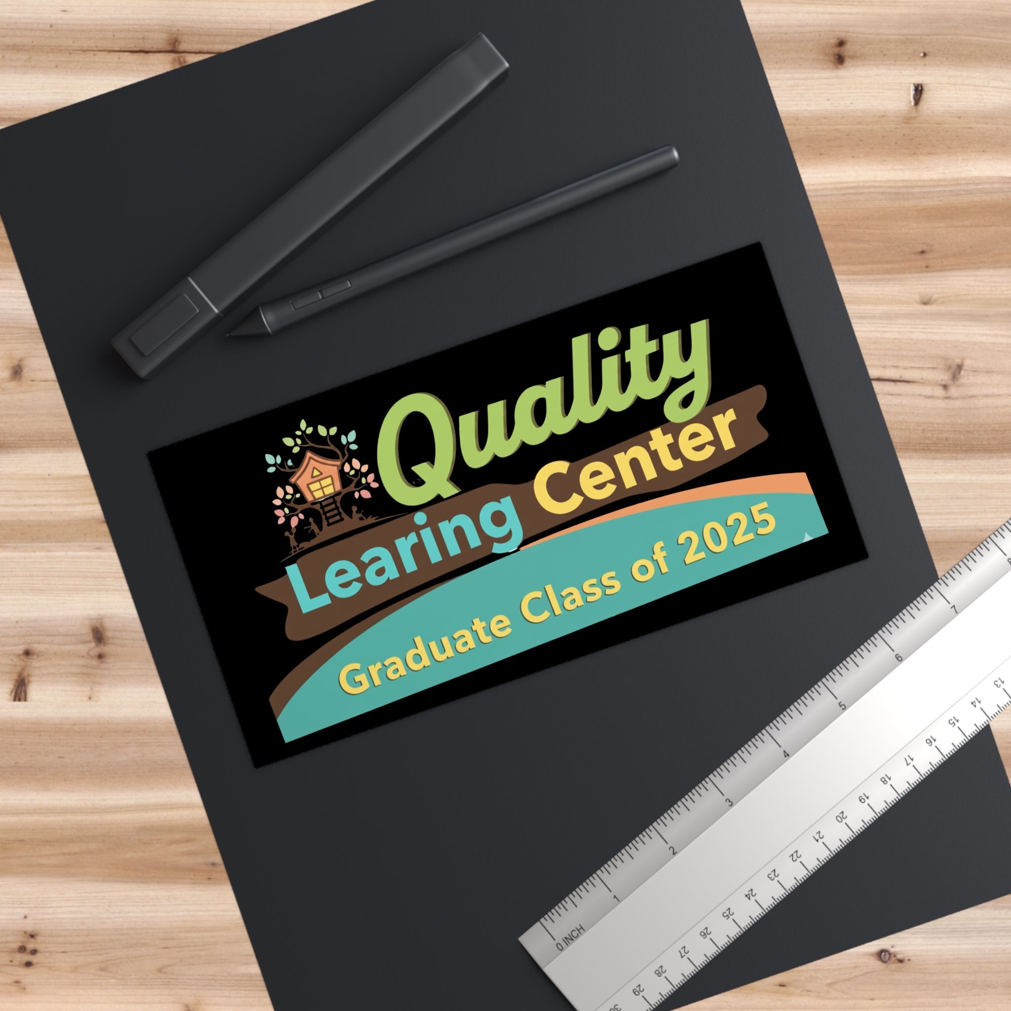 Quality Learing Center “Graduate – Class of 2025” Minnesota Somali Fraud Bumper Sticker - PatriotDepot.com