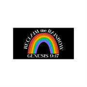 Reclaim the Rainbow (Genesis 9:17) Bumper Sticker - PatriotDepot.com