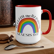 Reclaim the Rainbow (Genesis 9:17) Mug (2 Sizes, 3 Colors) - PatriotDepot.com