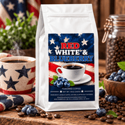 Red White & Blueberry Coffee | Medium Roast, 12 oz - PatriotDepot.com
