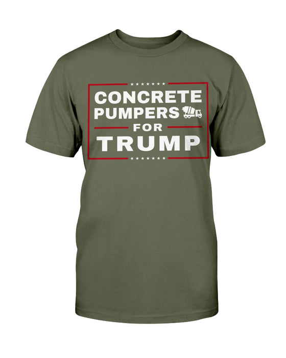 Concrete Pumpers For Trump T-Shirt