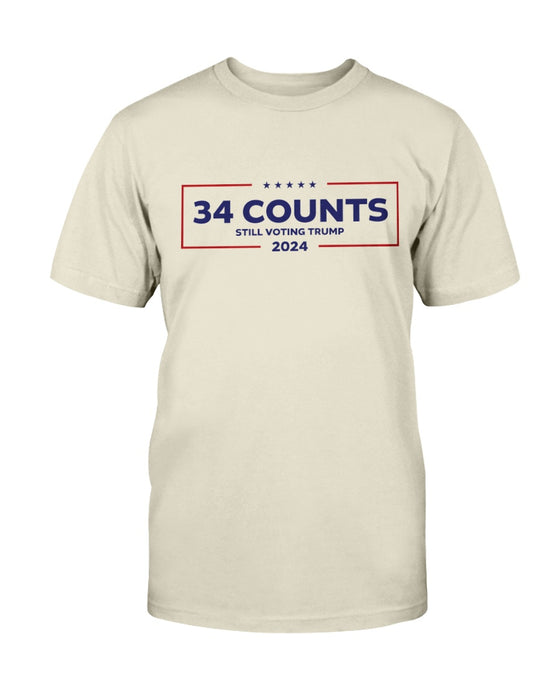 34 Counts Still Voting Trump 2024 T-Shirt