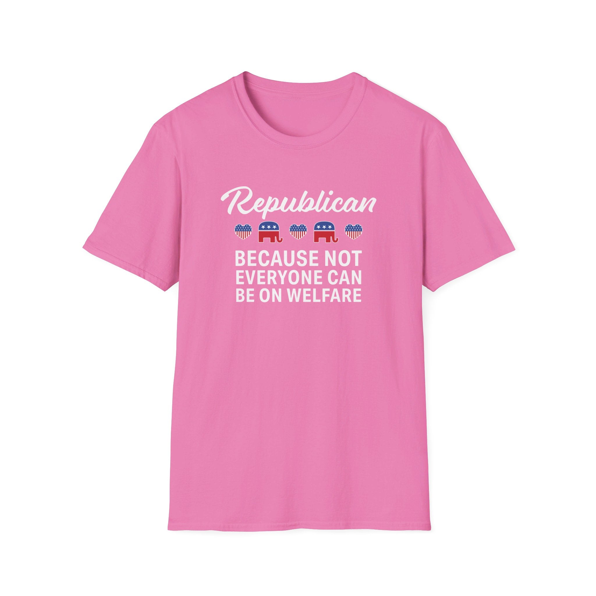 Republican License Plate Frame – 'Because Everyone Can't Be On Welfare' – Slogan Car Tag Holder