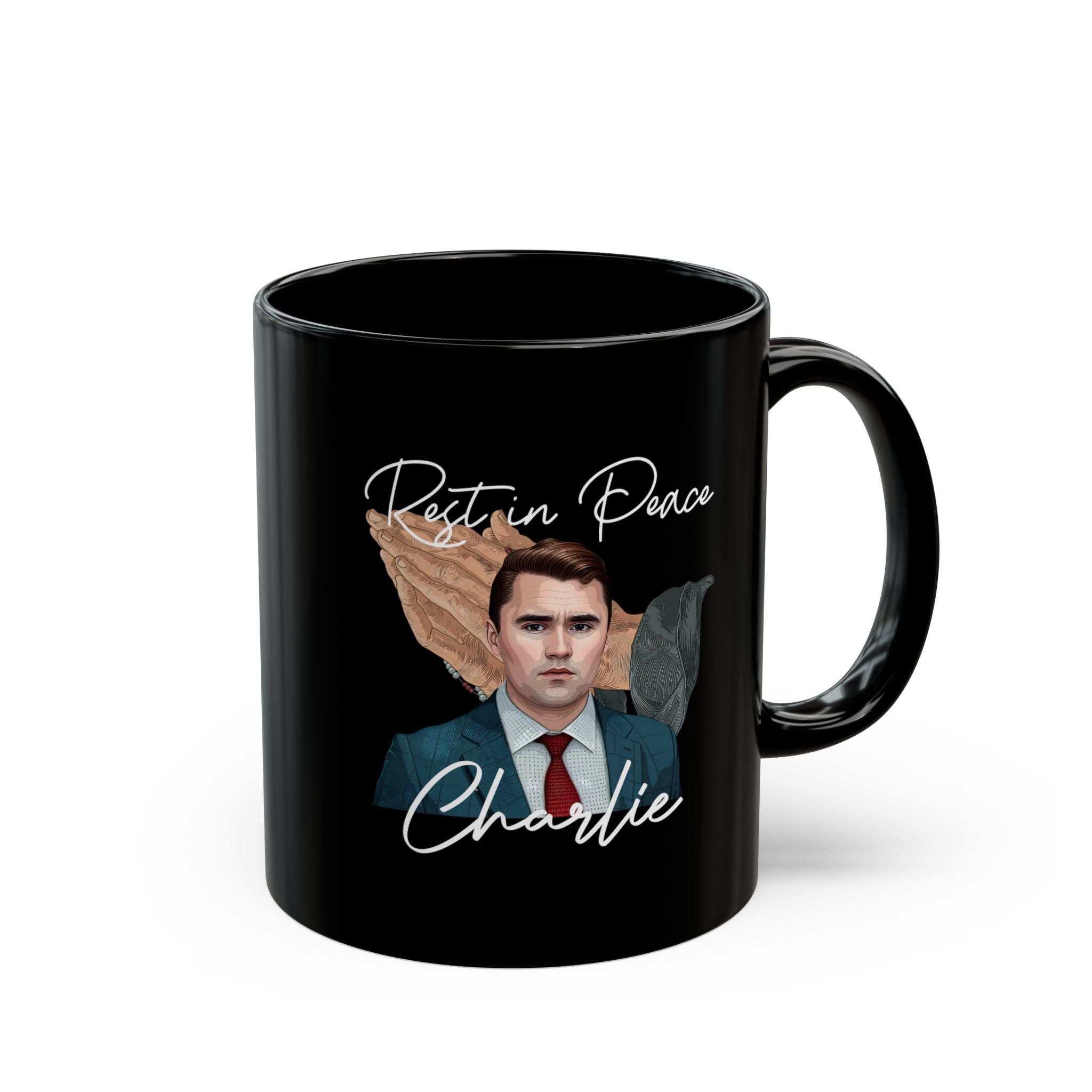 Rest in Peace Charlie Kirk Prayer Mug - PatriotDepot.com