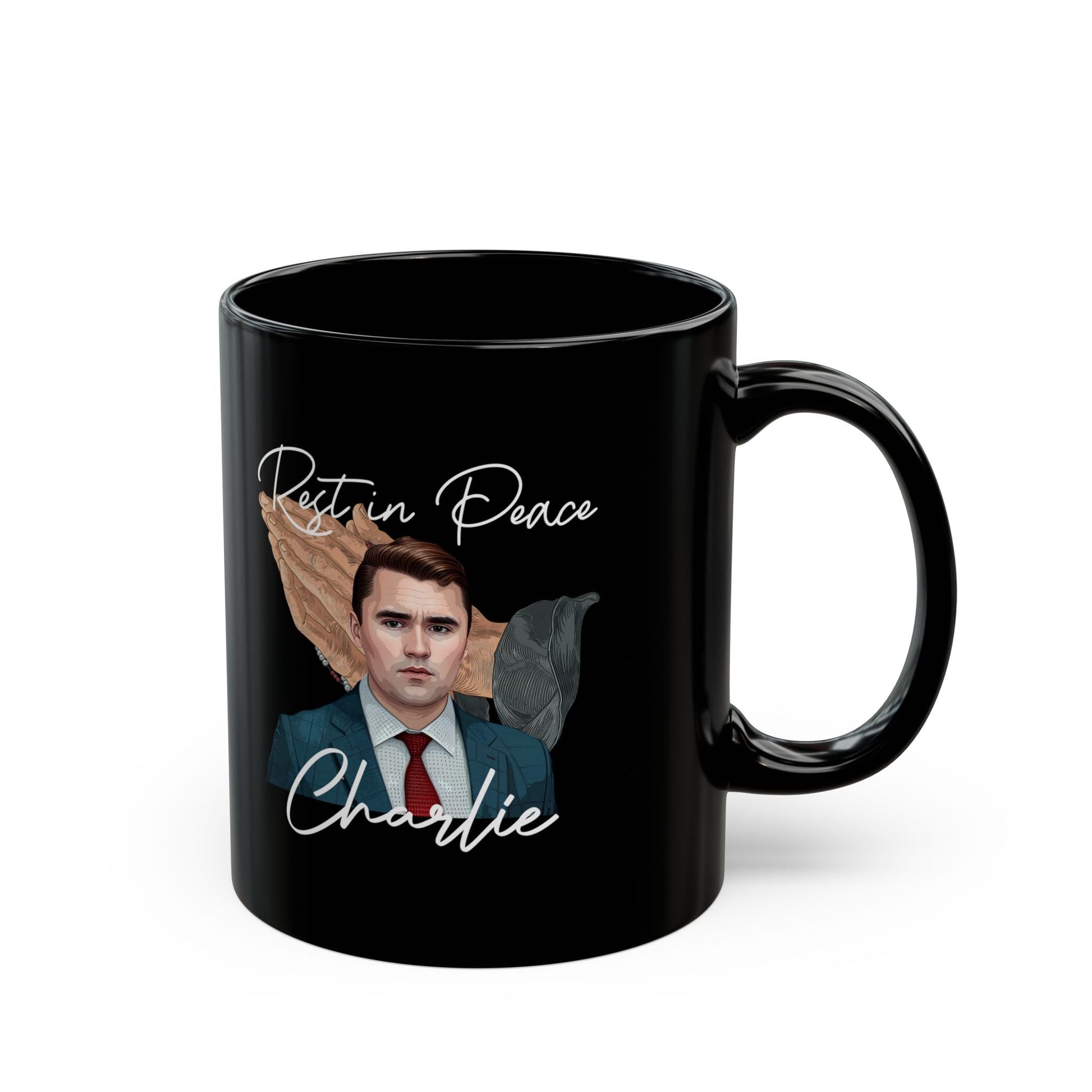 Rest in Peace Charlie Kirk Prayer Mug - PatriotDepot.com