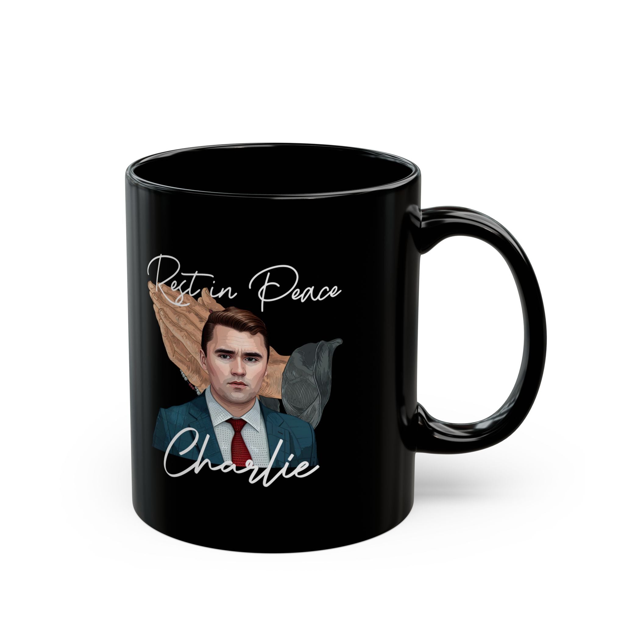 Rest in Peace Charlie Kirk Prayer Mug - PatriotDepot.com