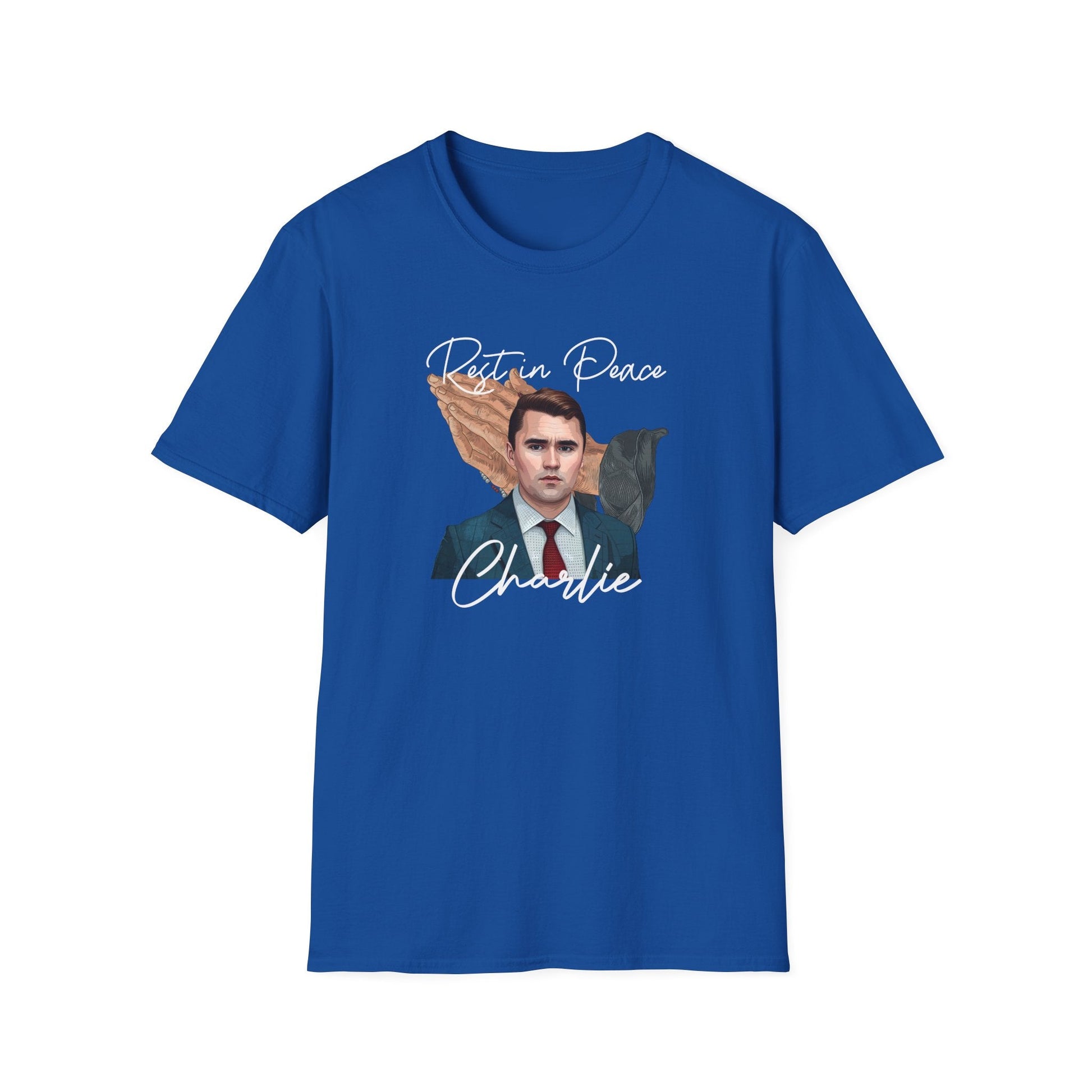 Rest in Peace Charlie Kirk Prayer T-Shirt - PatriotDepot.com