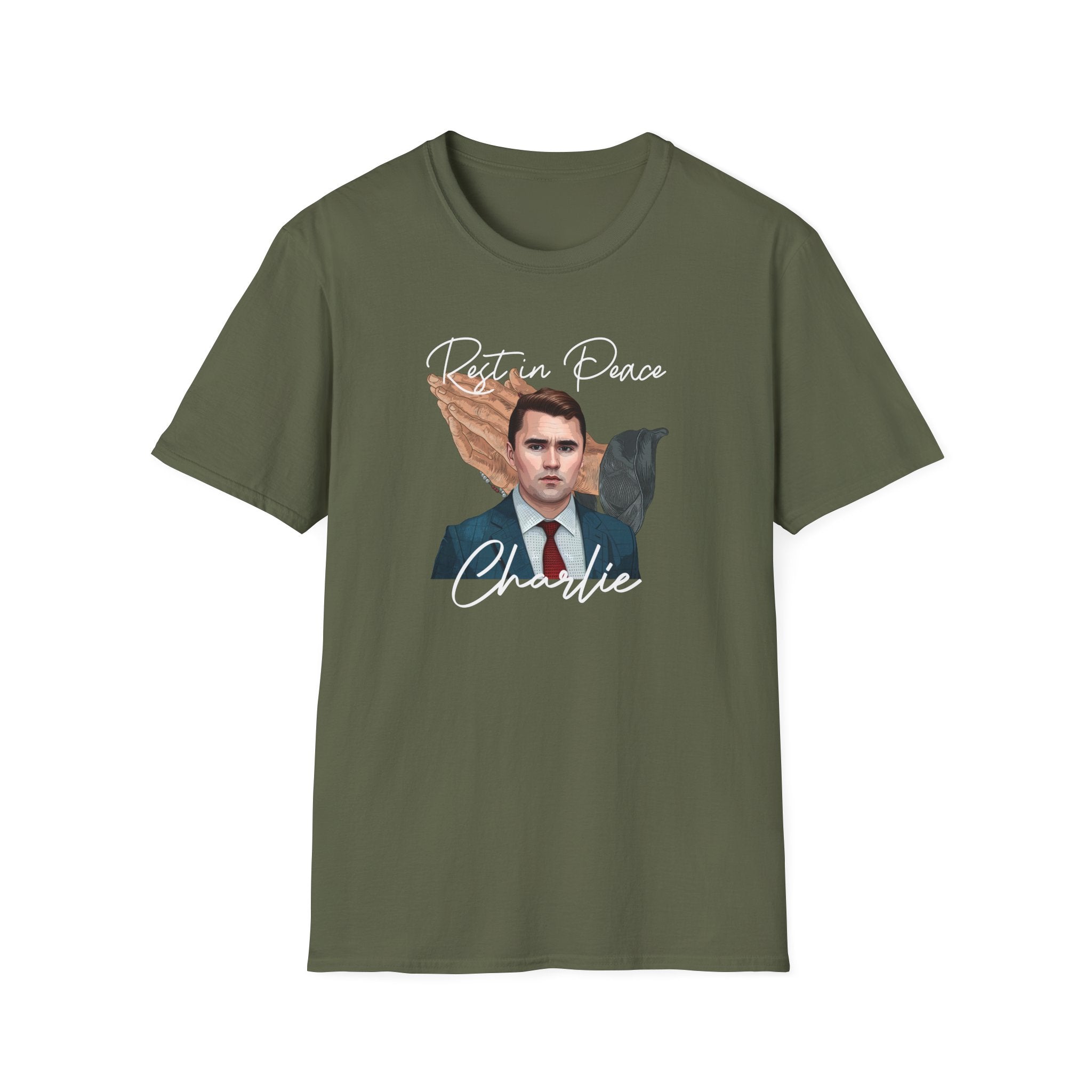 Rest in Peace Charlie Kirk Prayer T-Shirt - PatriotDepot.com
