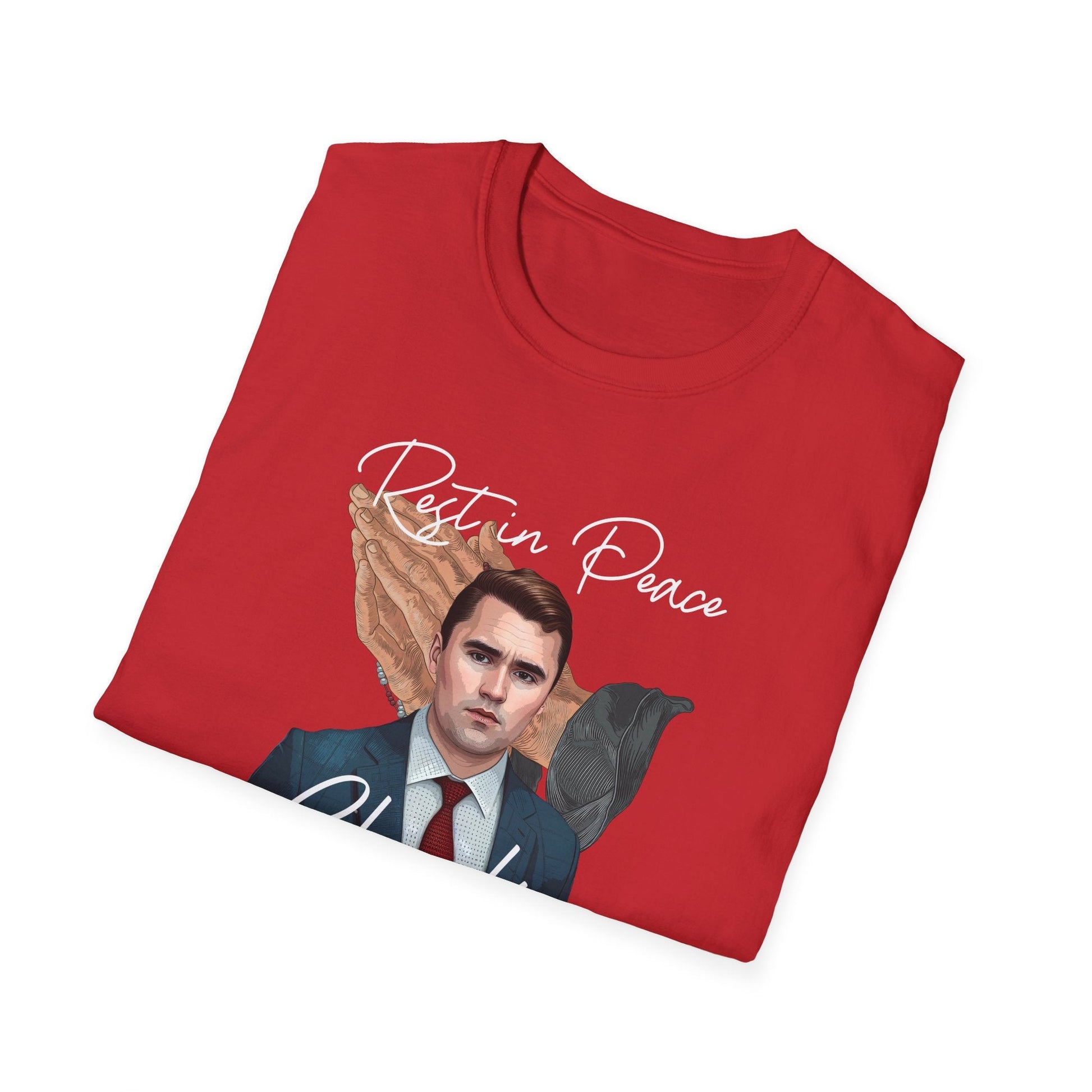 Rest in Peace Charlie Kirk Prayer T-Shirt - PatriotDepot.com