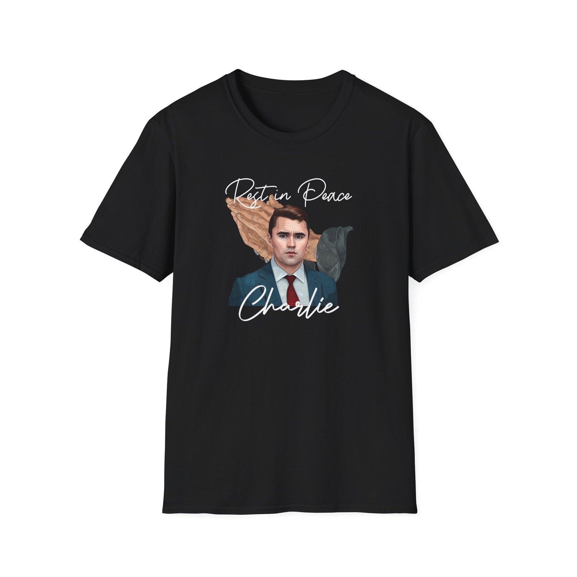 Rest in Peace Charlie Kirk Prayer T-Shirt - PatriotDepot.com