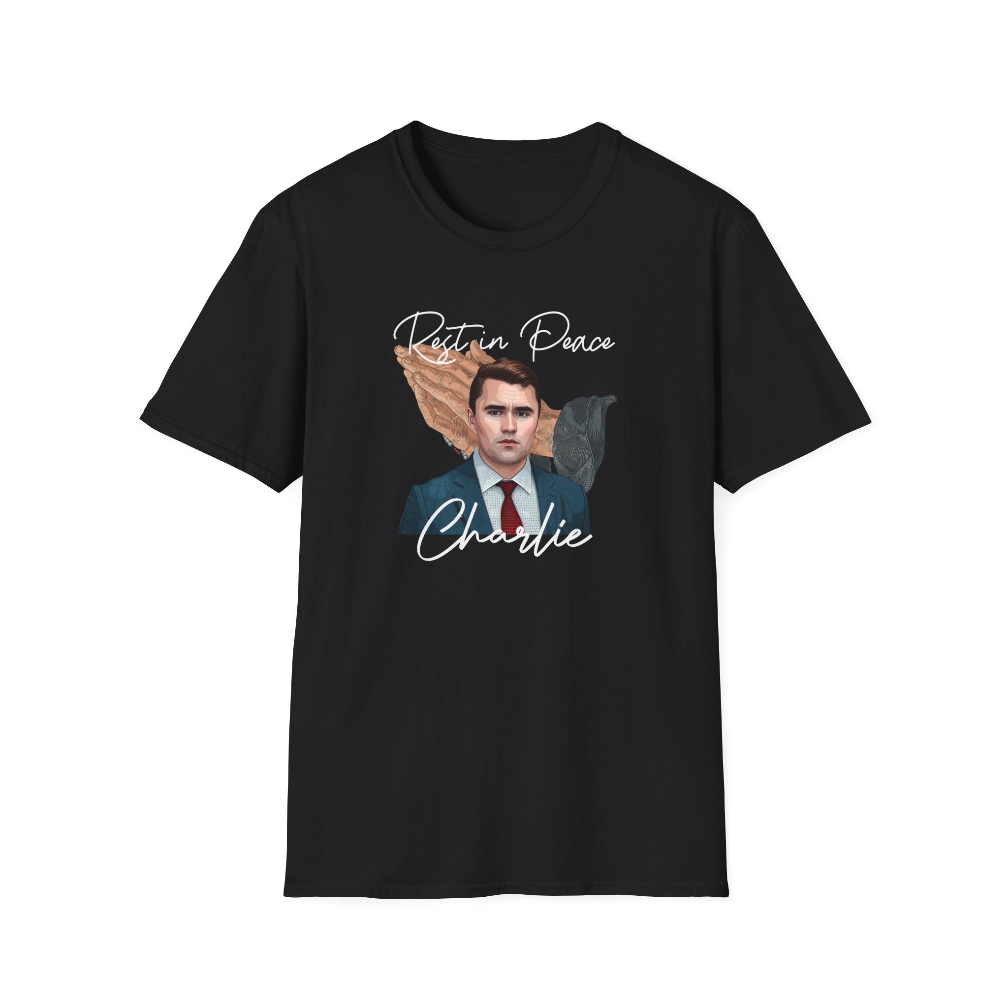 Rest in Peace Charlie Kirk Prayer T-Shirt - PatriotDepot.com