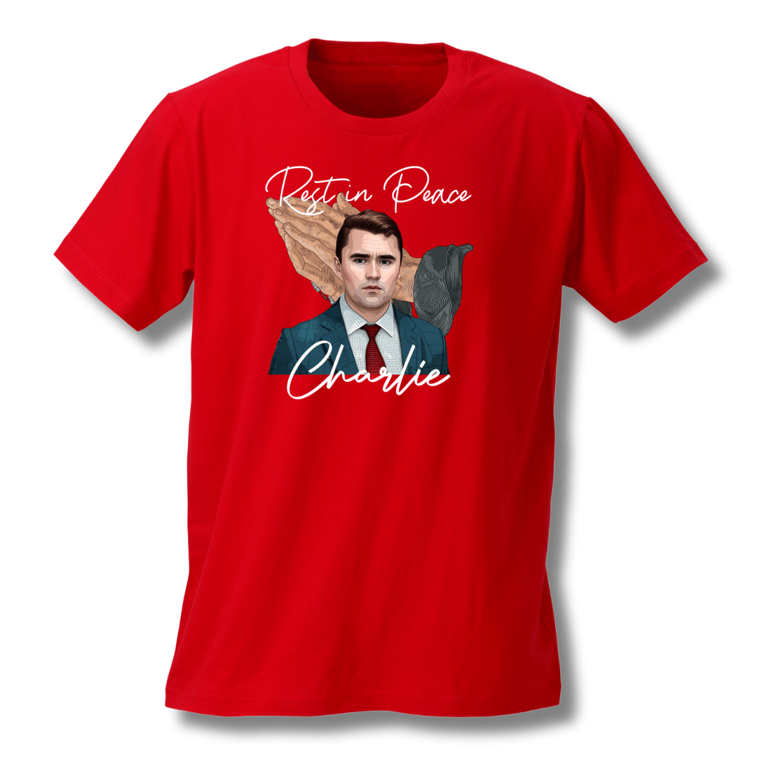 Rest in Peace Charlie Kirk Prayer T-Shirt - PatriotDepot.com