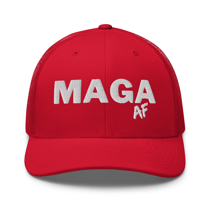 MAGA AF Custom Embroidered Trucker Hat