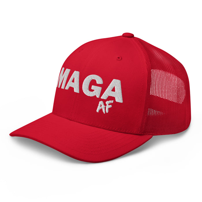 MAGA AF Custom Embroidered Trucker Hat