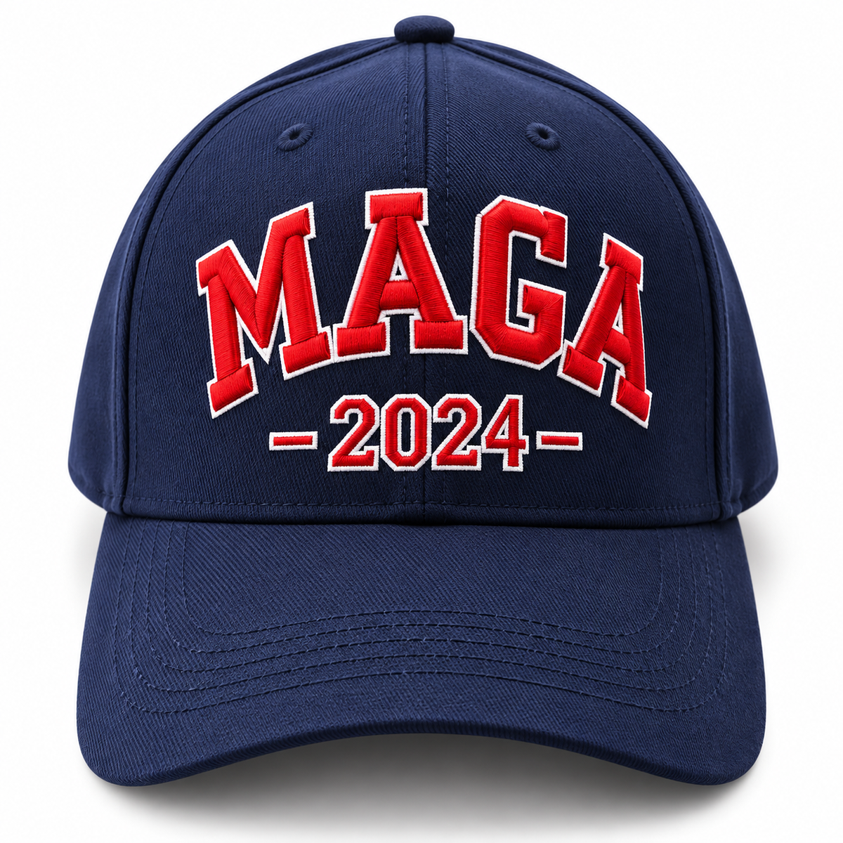MAGA 2024 3D Custom Embroidered Hat (Navy)
