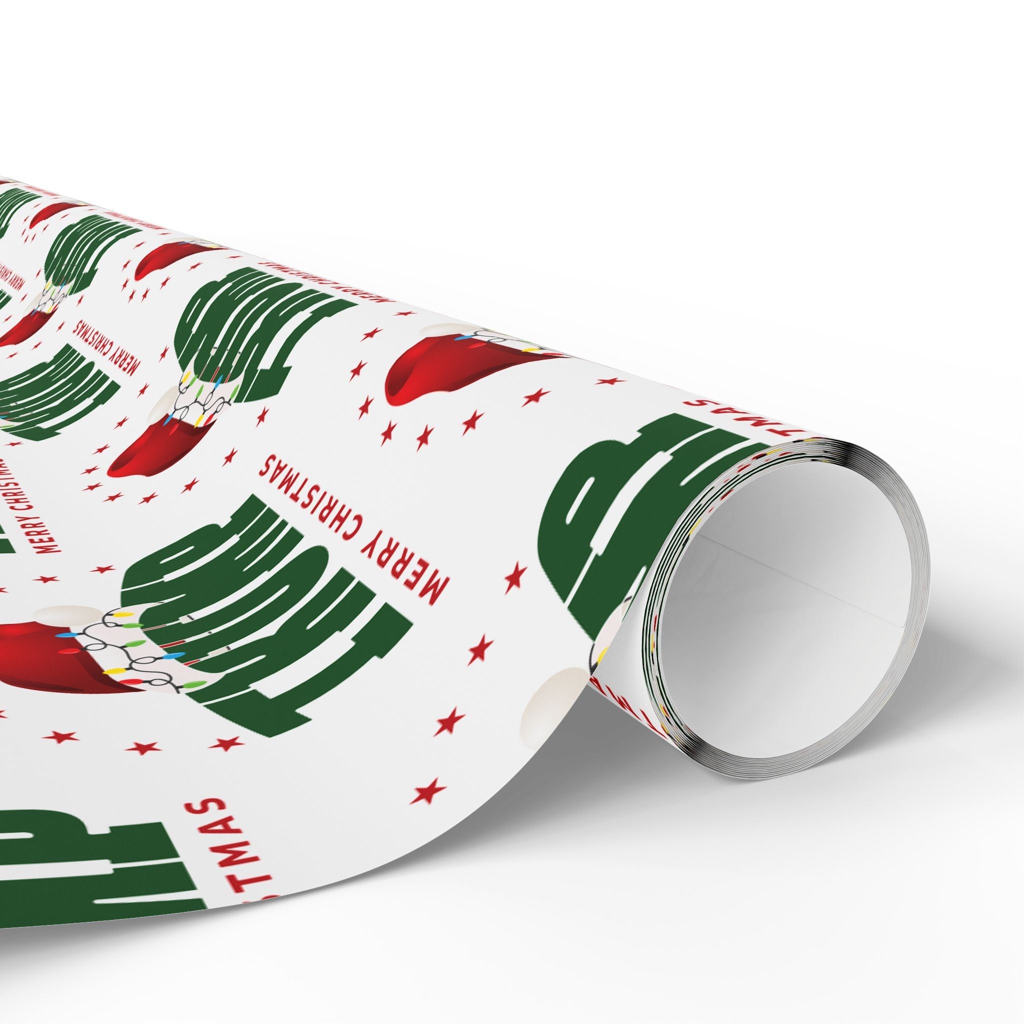 Santa Trump 'Merry Christmas' Custom Wrapping Paper Roll - PatriotDepot.com