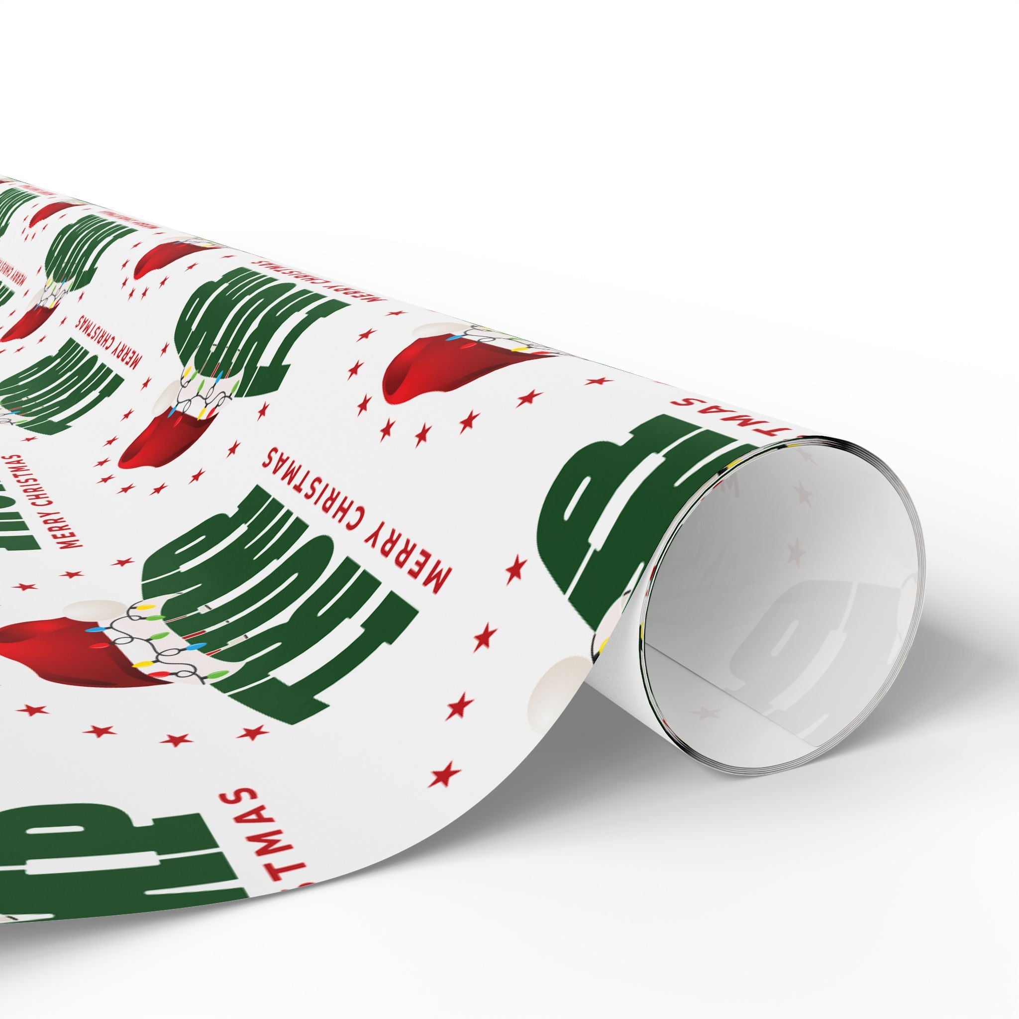 Santa Trump 'Merry Christmas' Custom Wrapping Paper Roll - PatriotDepot.com