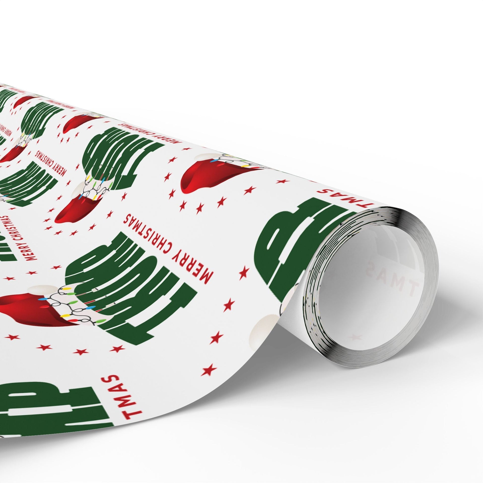 Santa Trump 'Merry Christmas' Custom Wrapping Paper Roll - PatriotDepot.com