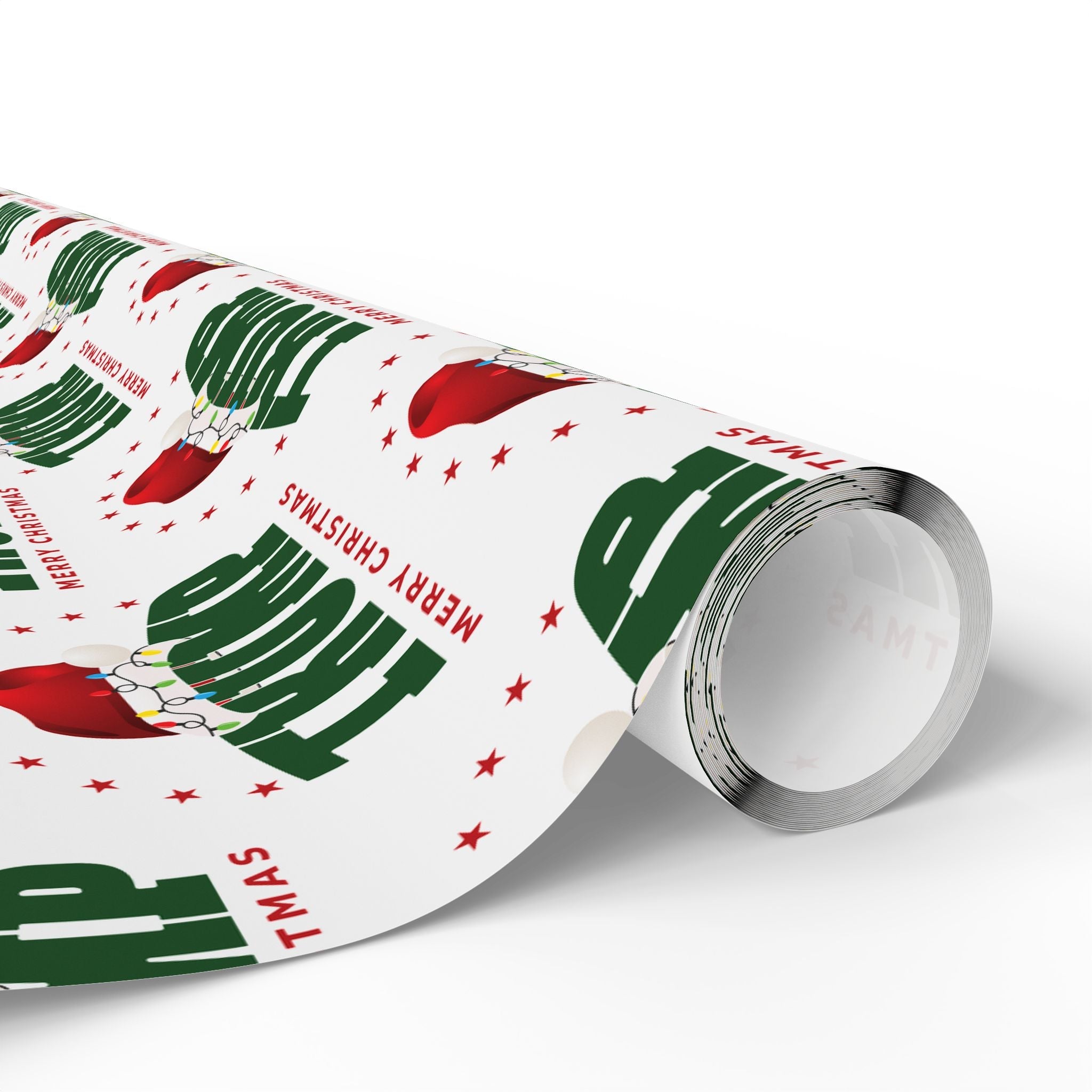 Santa Trump 'Merry Christmas' Custom Wrapping Paper Roll - PatriotDepot.com